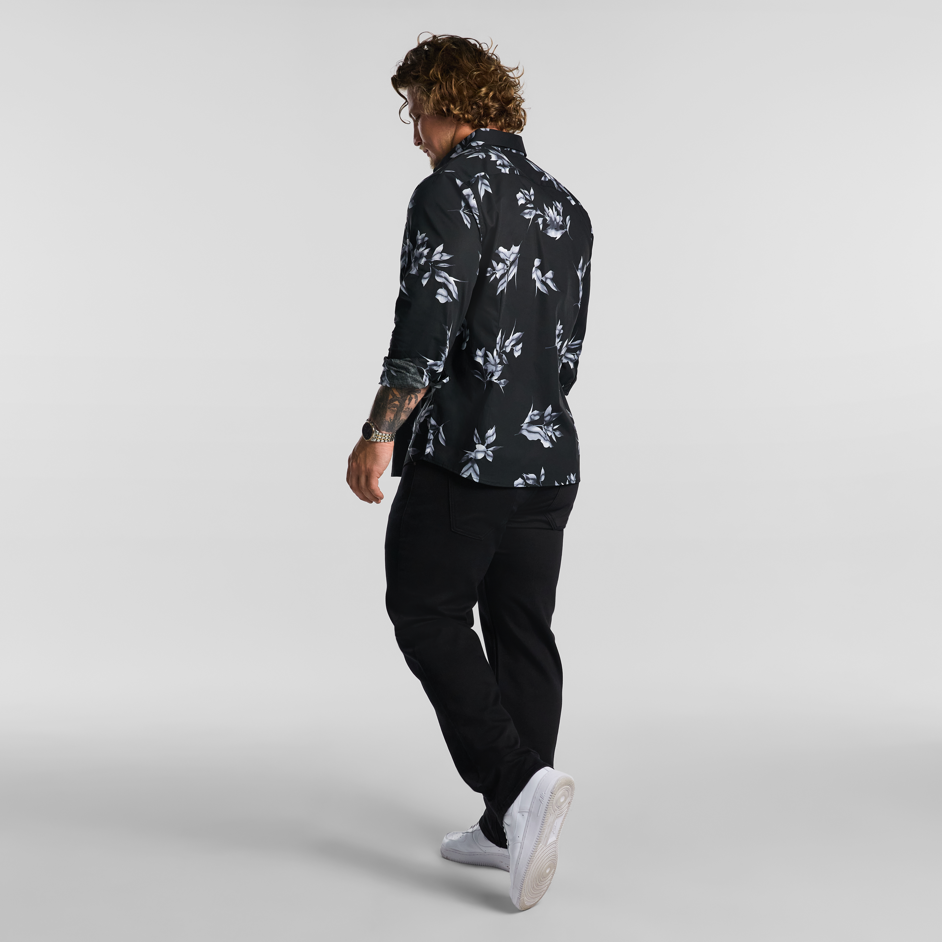 Black Manila Stretch Shirt