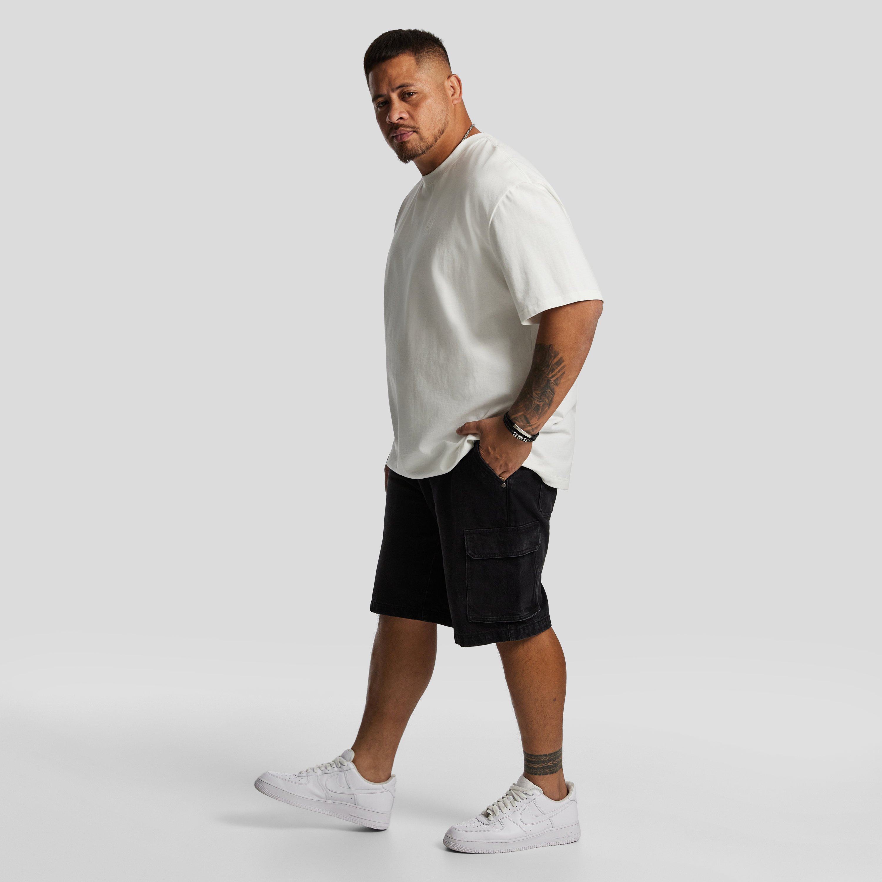 Black Ziggy Cargo Short