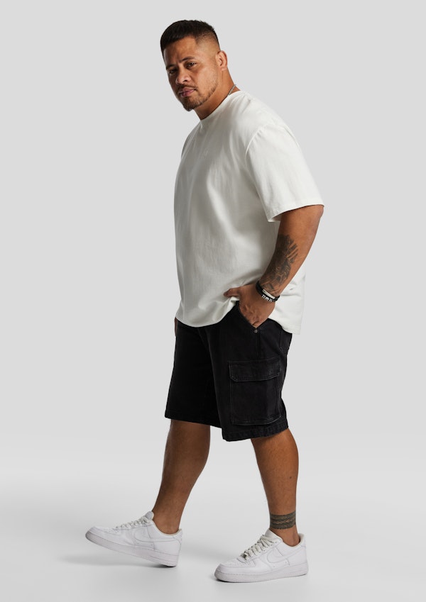 Black Ziggy Cargo Short