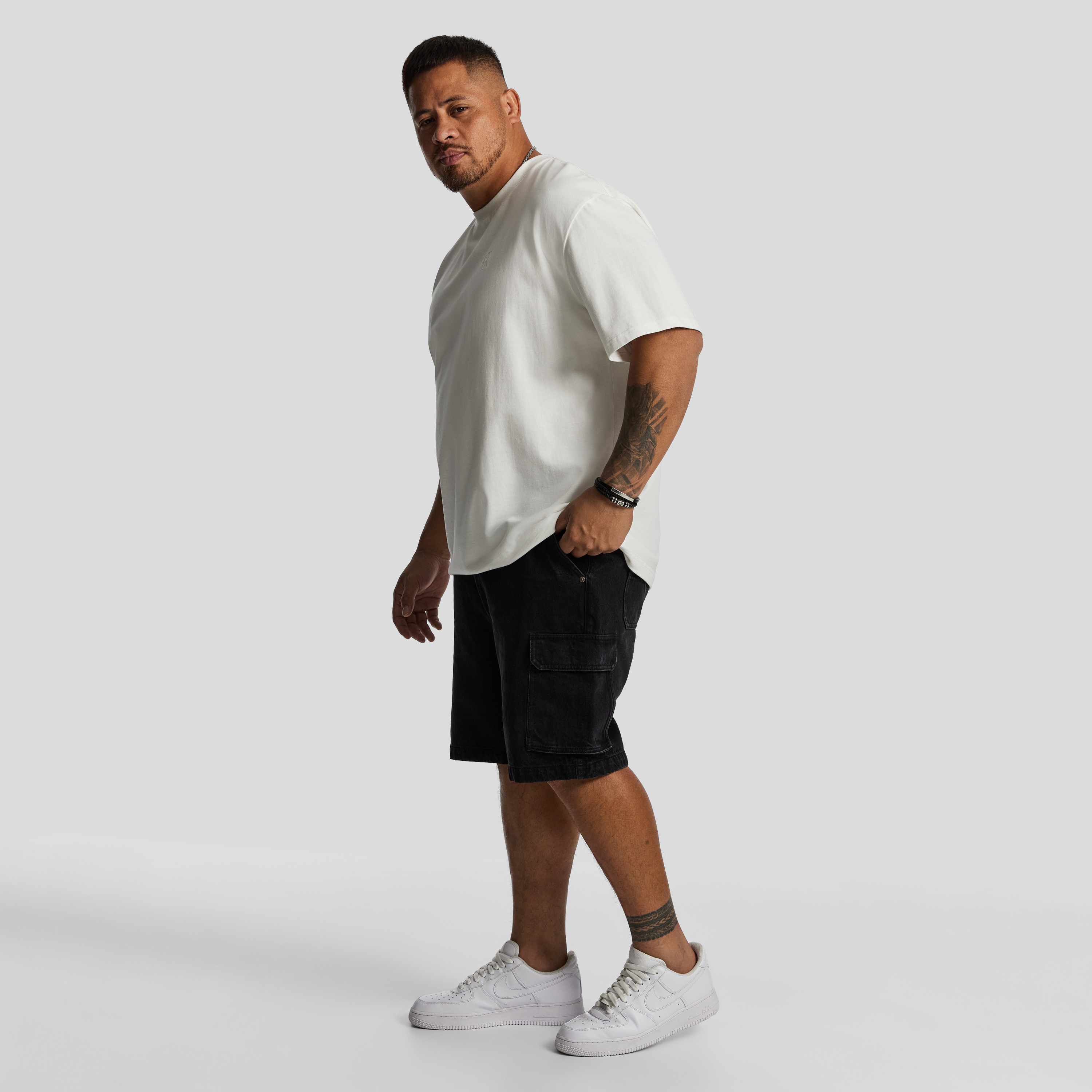 Black Ziggy Cargo Short