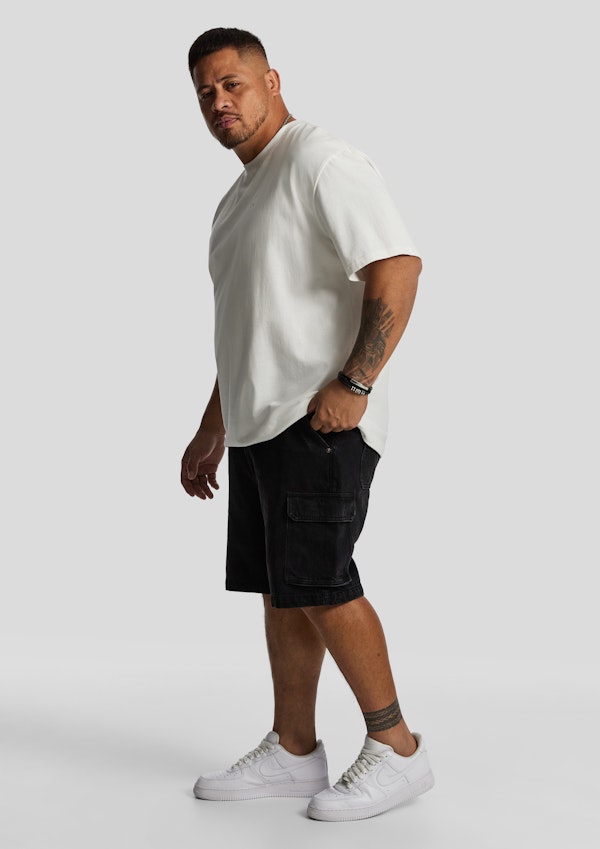 Black Ziggy Cargo Short
