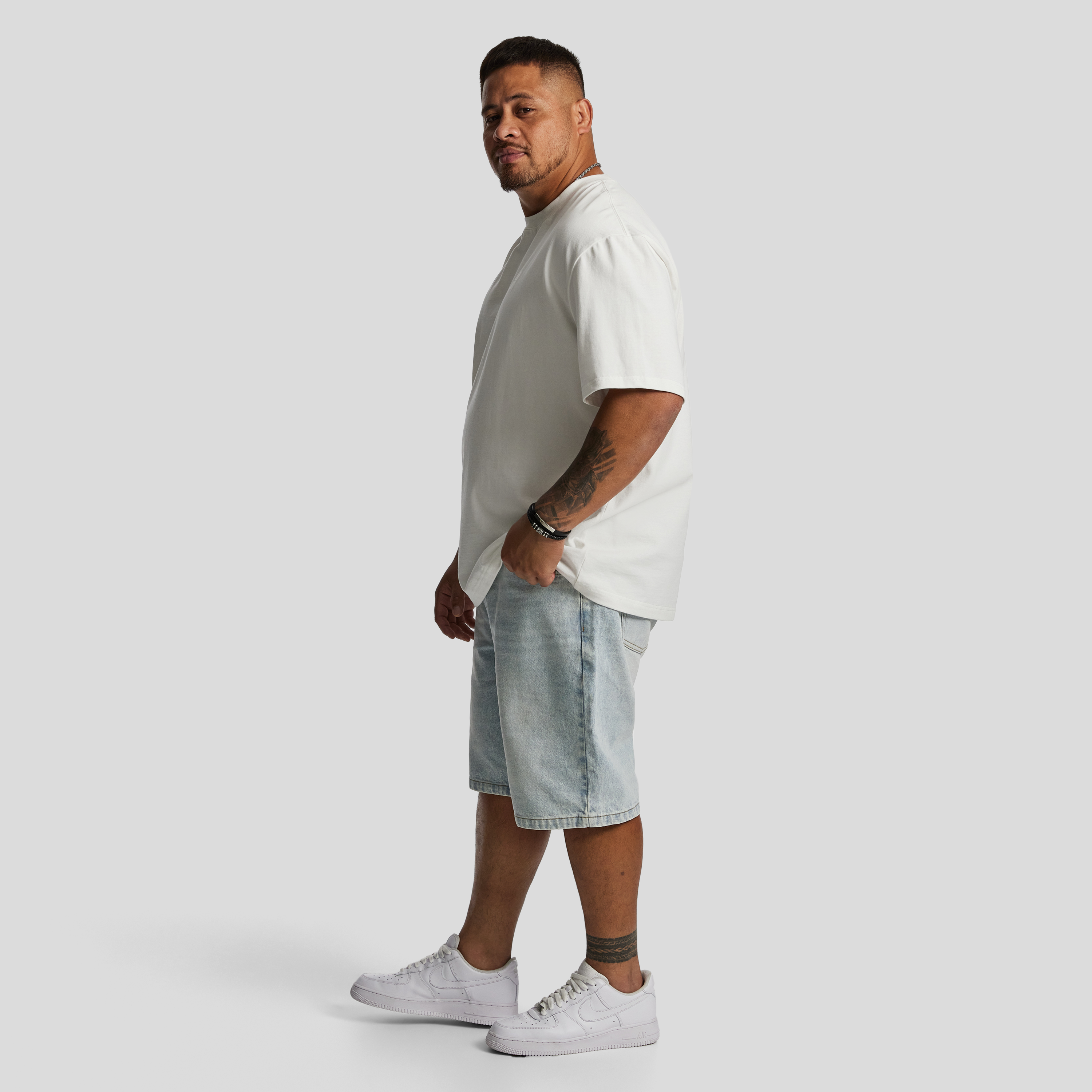 Light Denim Artie Relaxed Denim Short