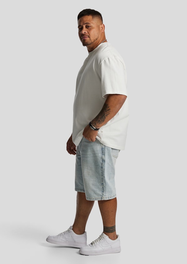 Light Denim Artie Relaxed Denim Short