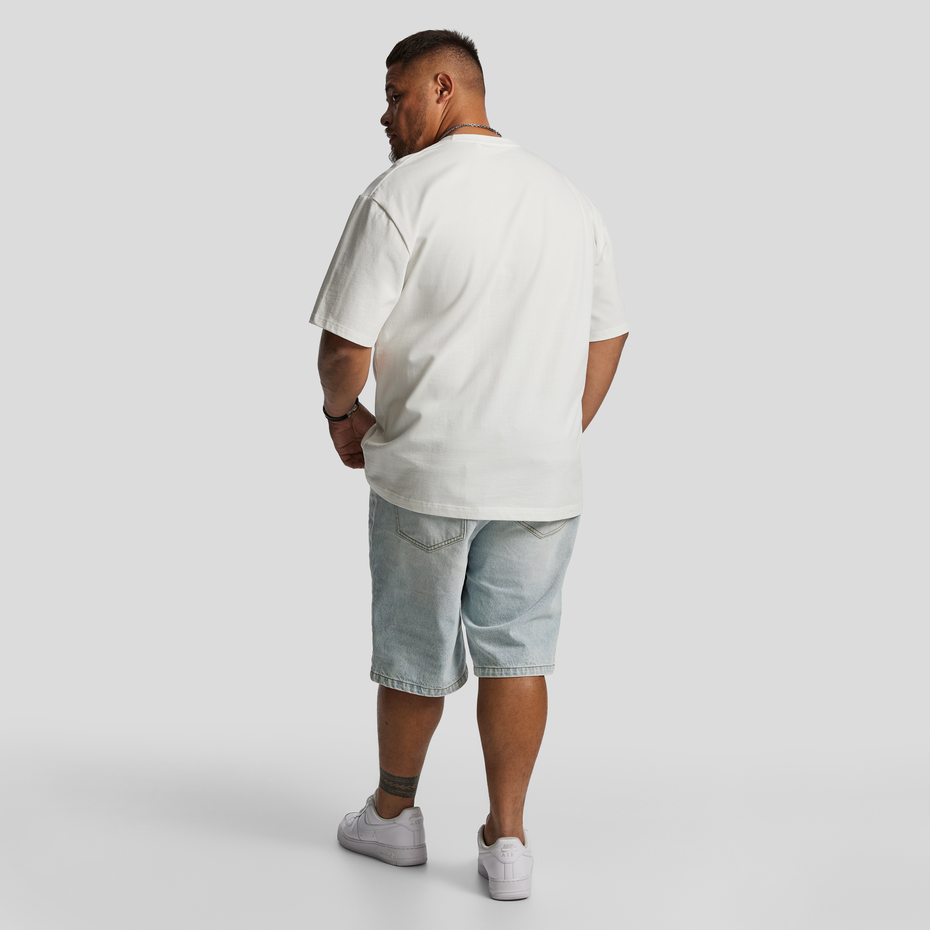 Light Denim Artie Relaxed Denim Short