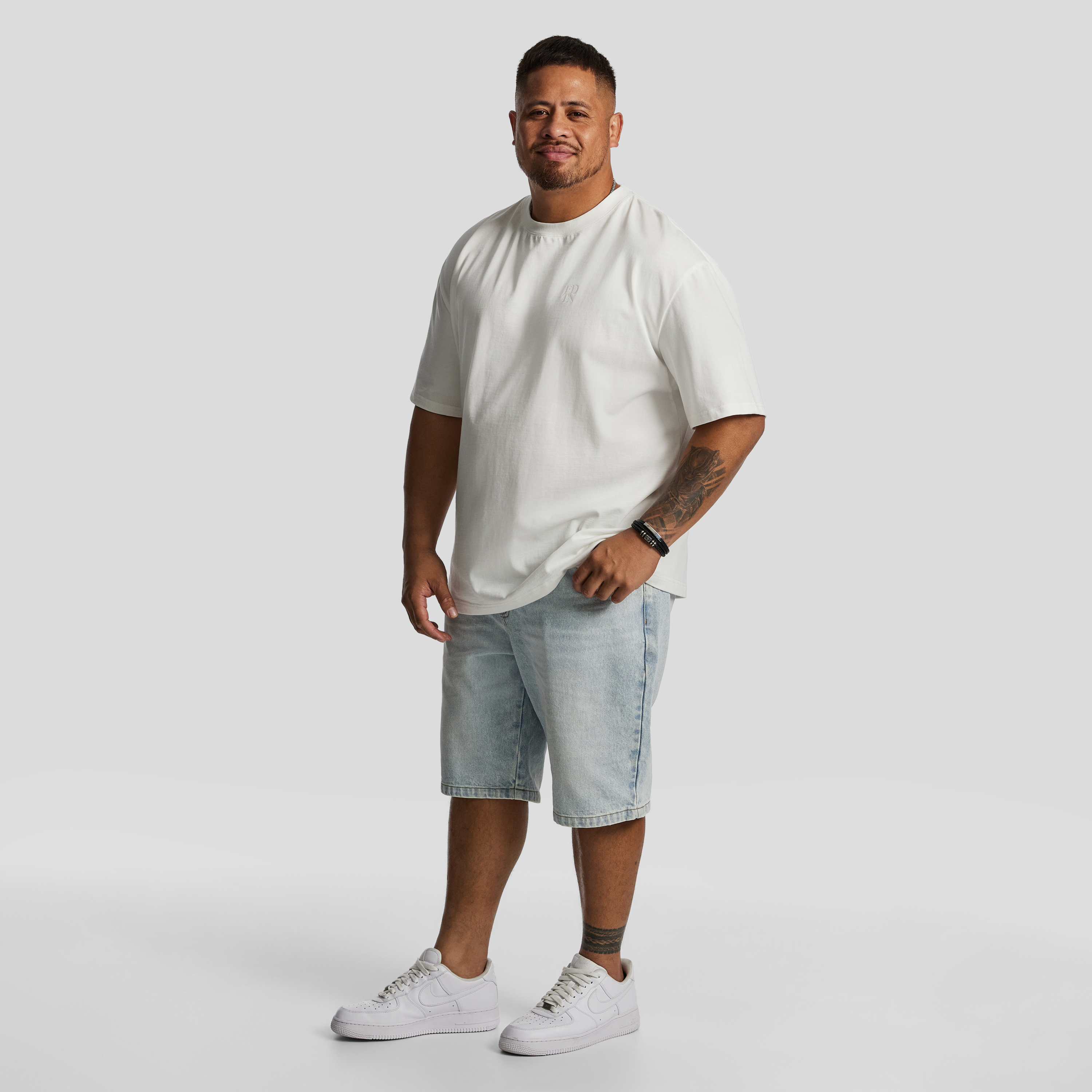 Light Denim Artie Relaxed Denim Short