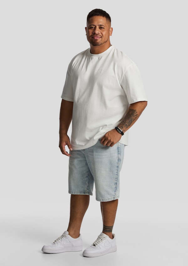 Light Denim Artie Relaxed Denim Short