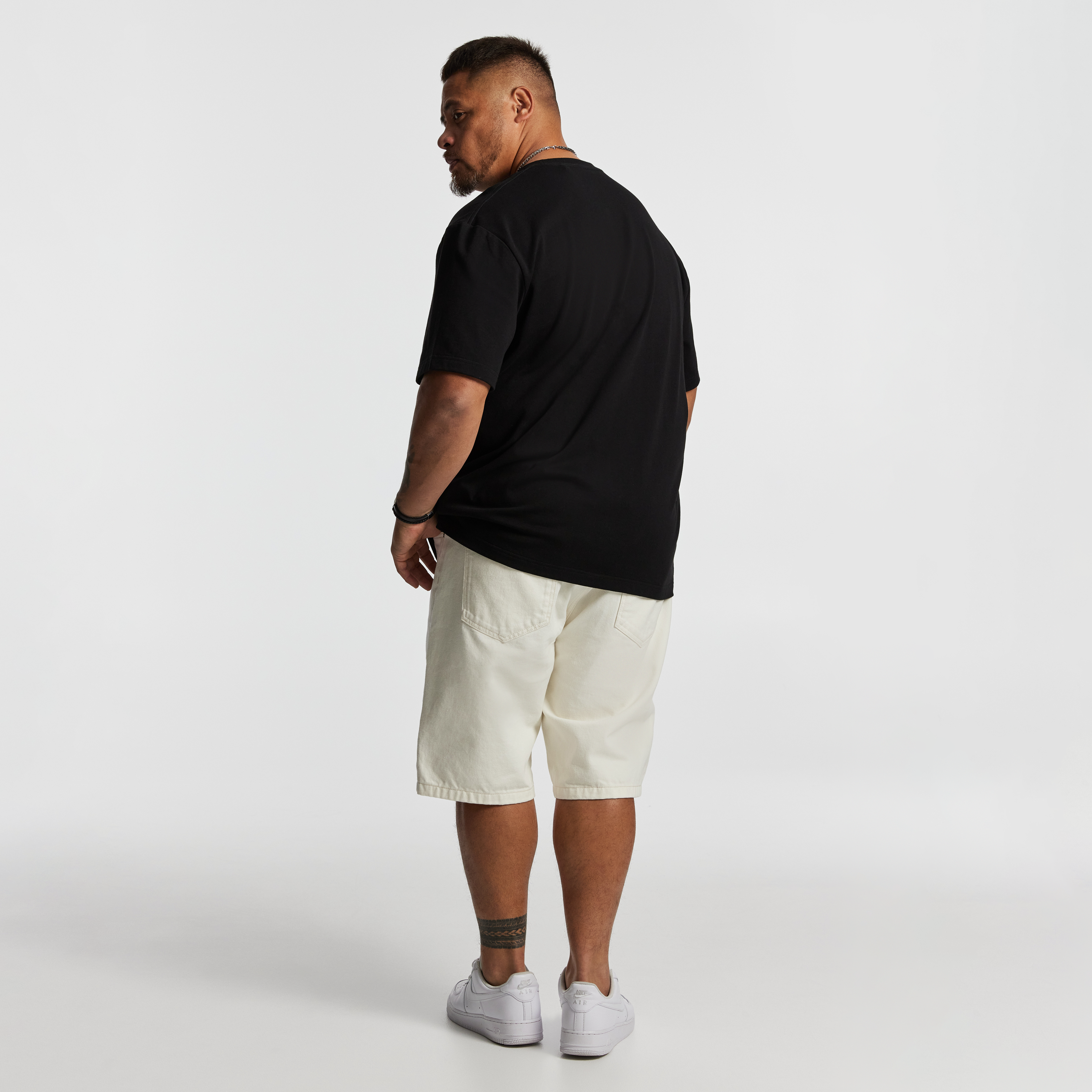 Ecru Feeny Relaxed Denim Short