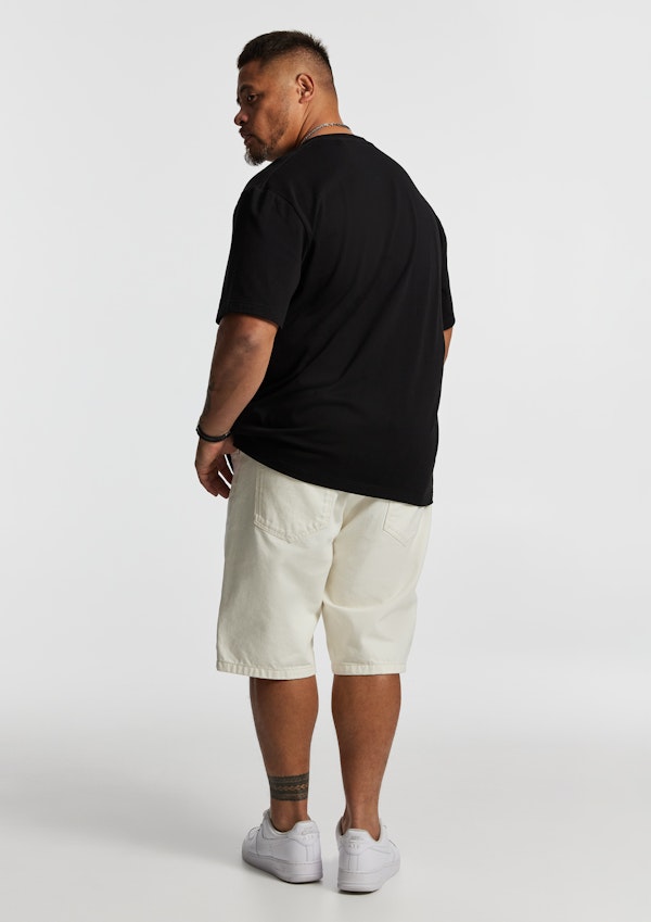 Ecru Feeny Relaxed Denim Short