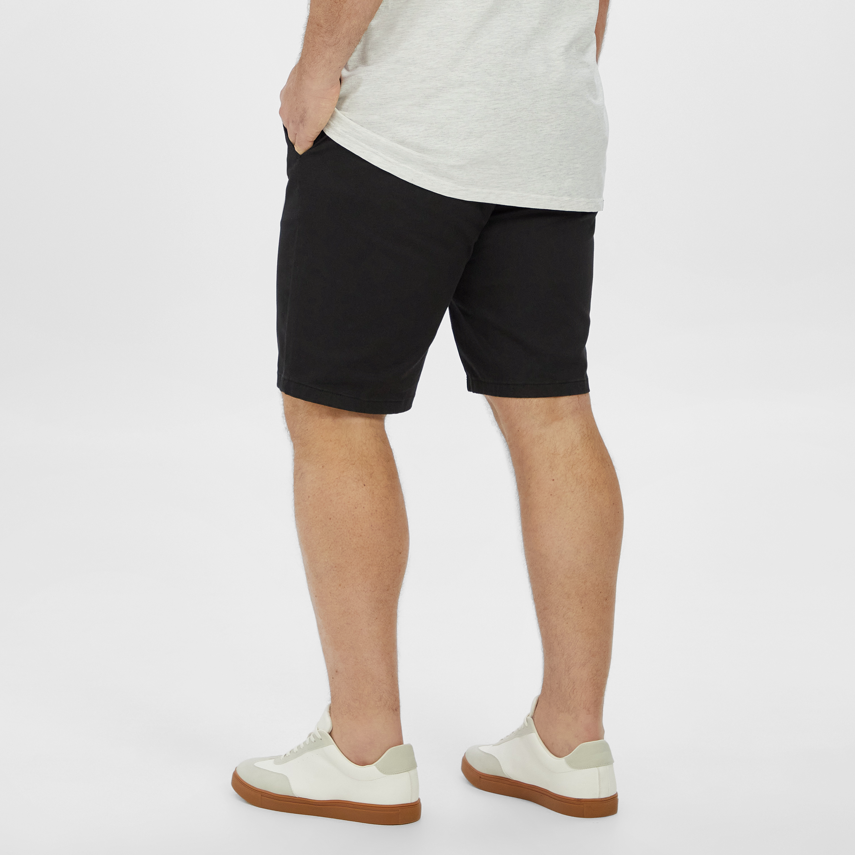 Black Hastings Straight Chino Short