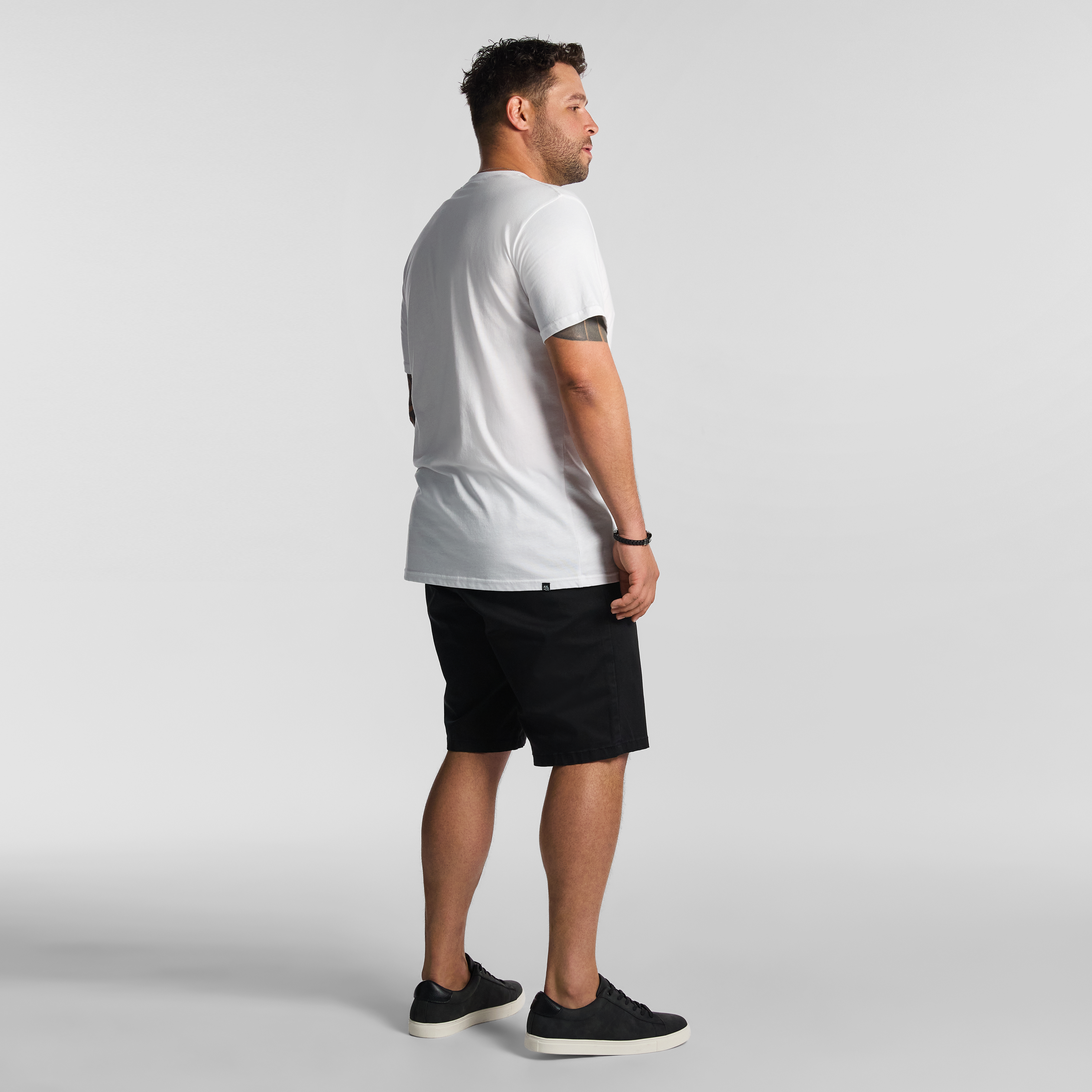 Black Hastings Stretch Chino Short