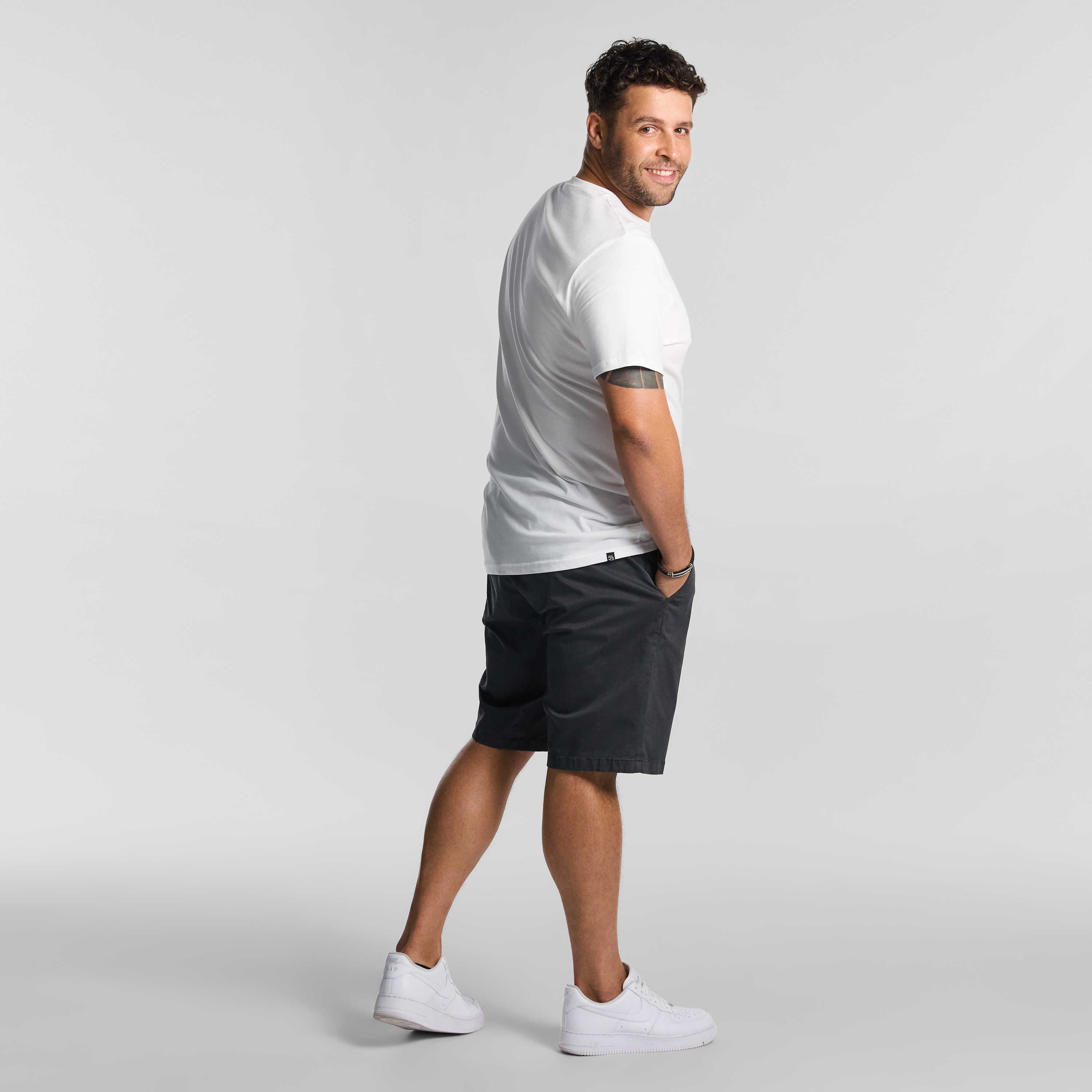 Gunmetal Hastings Stretch Chino Short