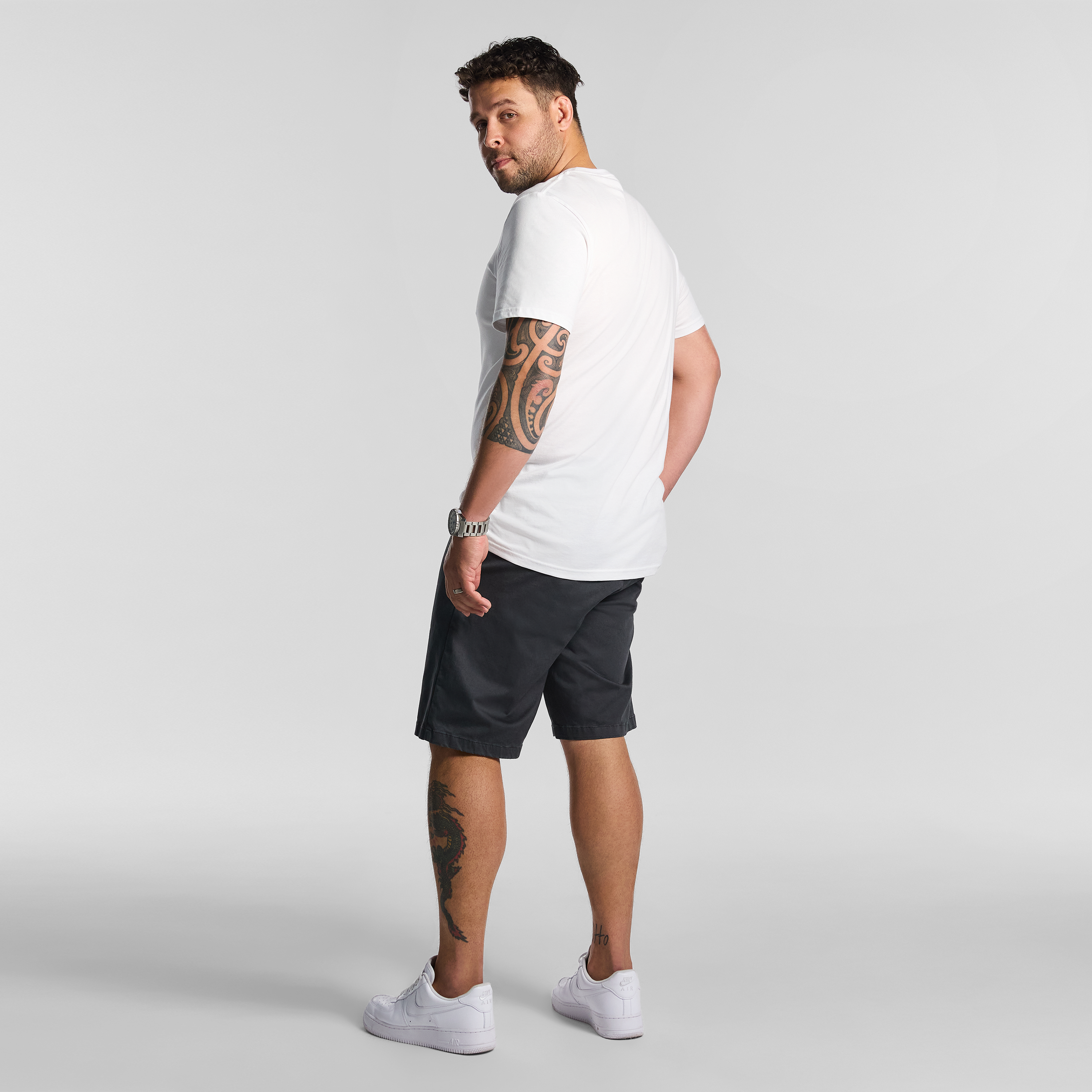 Gunmetal Hastings Stretch Chino Short
