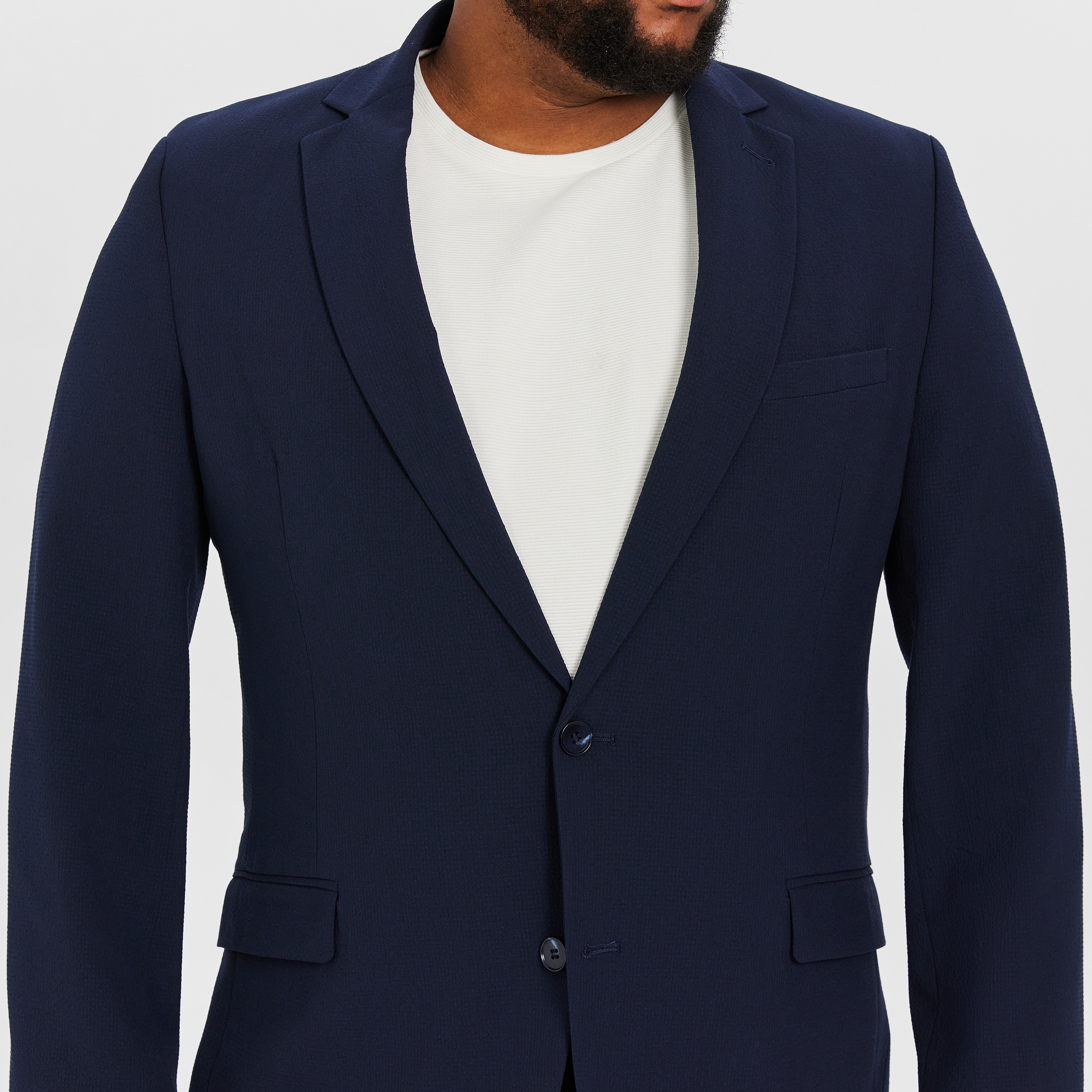 Navy Brooklyn Slim Suit Jacket
