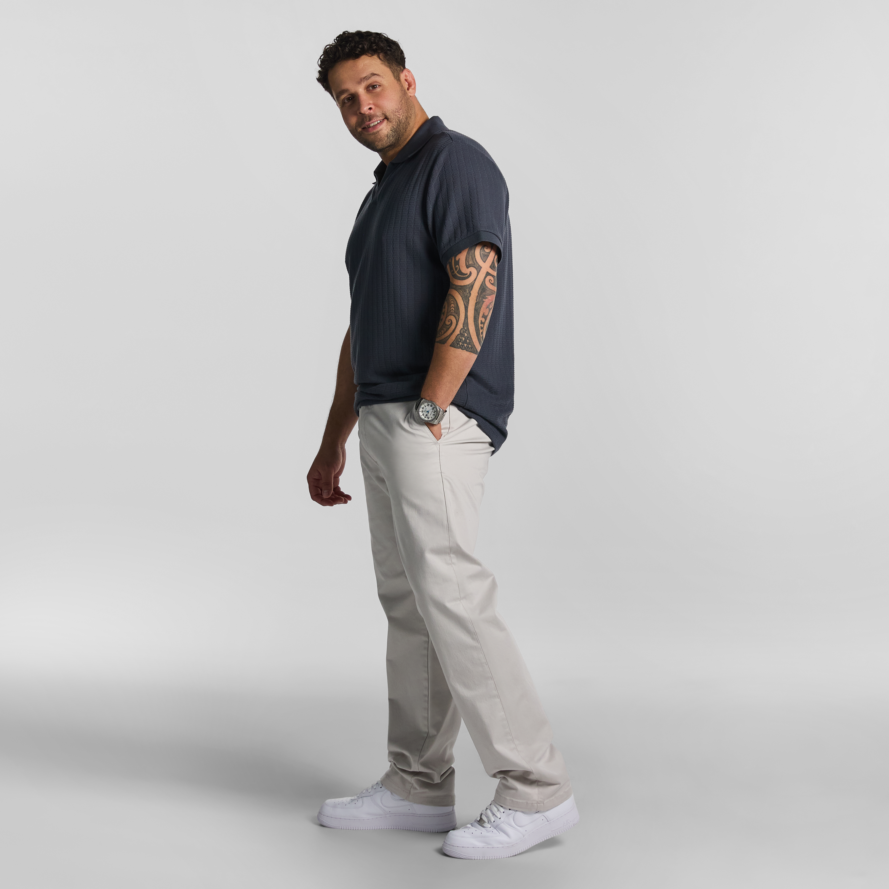 Grey Rufino Smart Polo