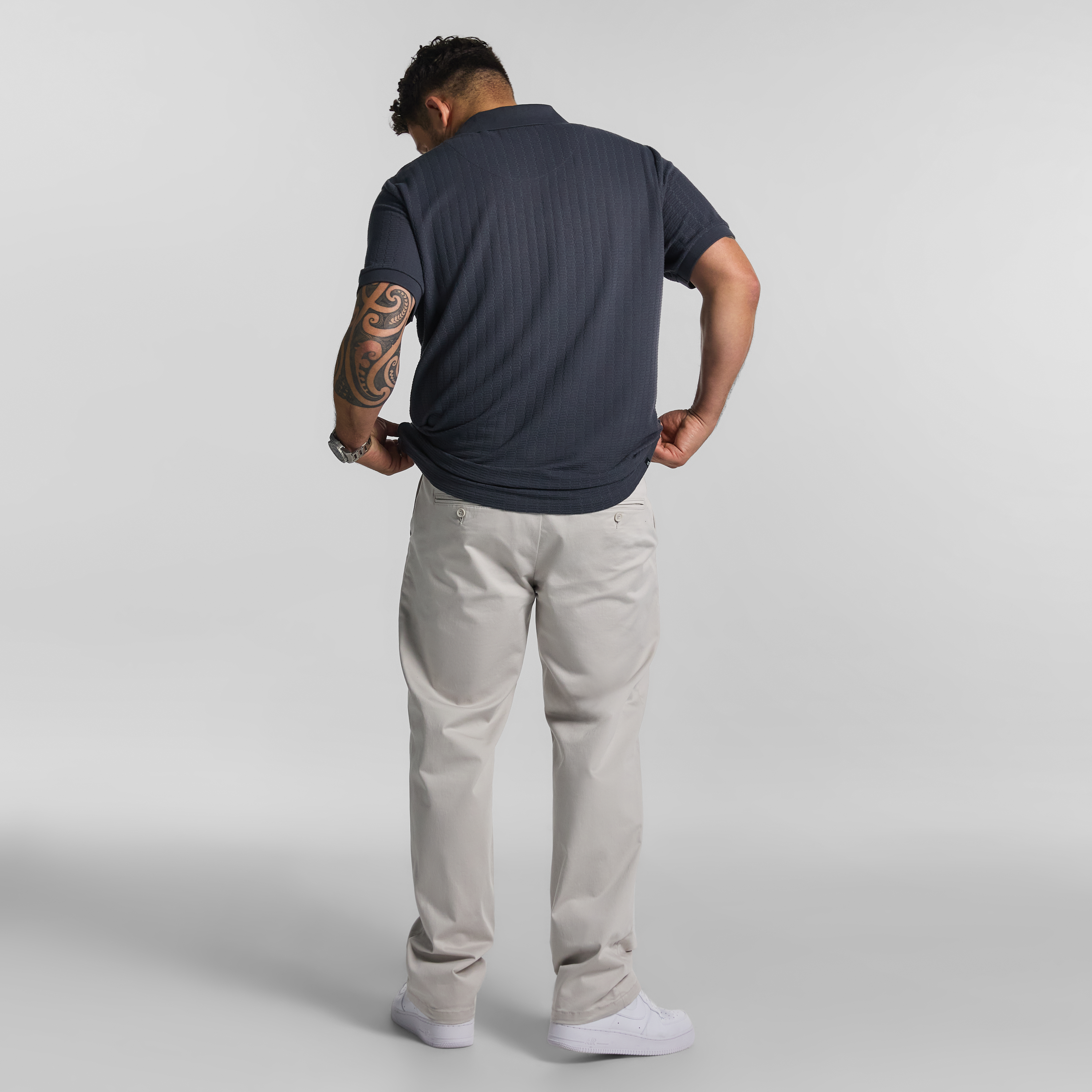 Grey Rufino Smart Polo