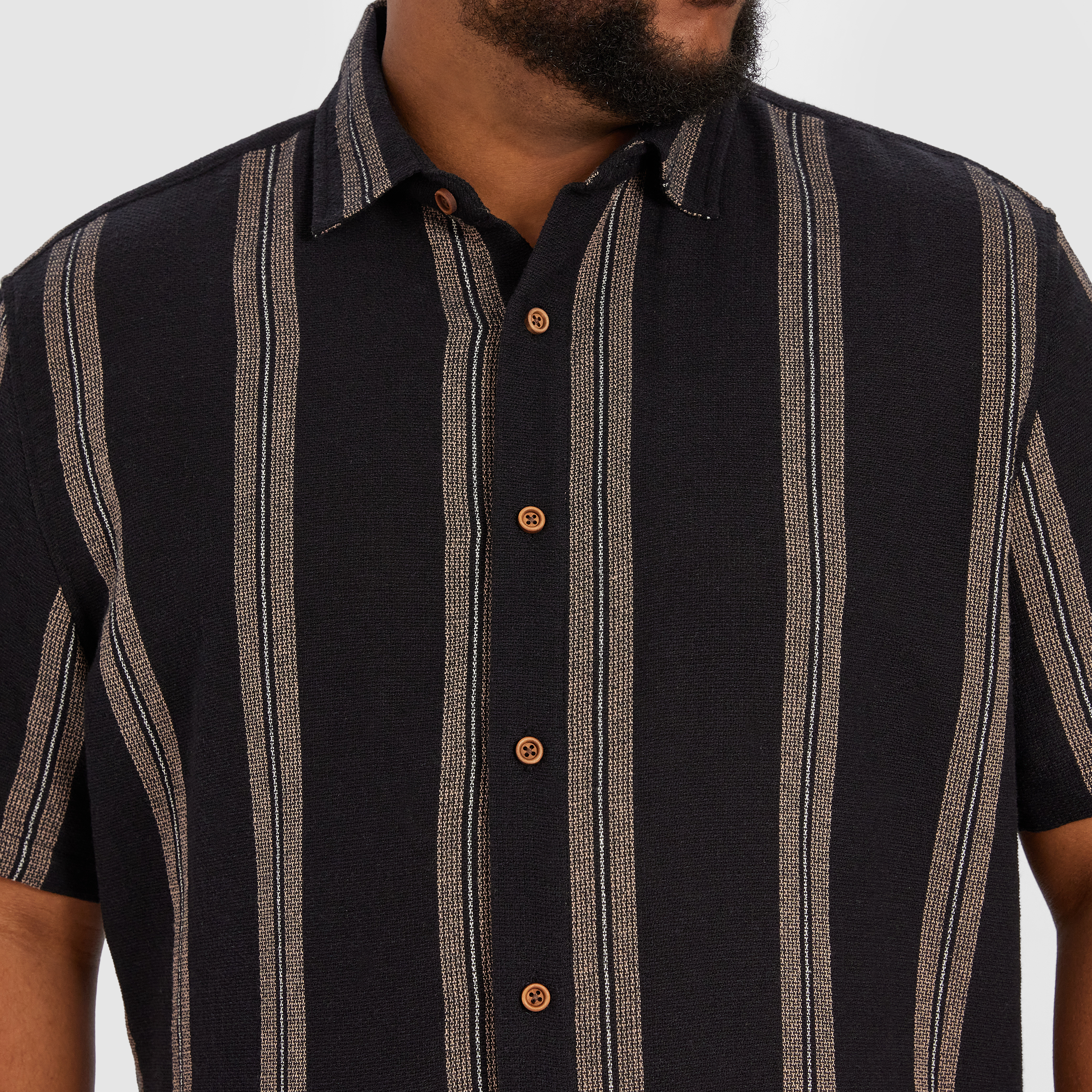 Caddy Textured Stripe Shirt
