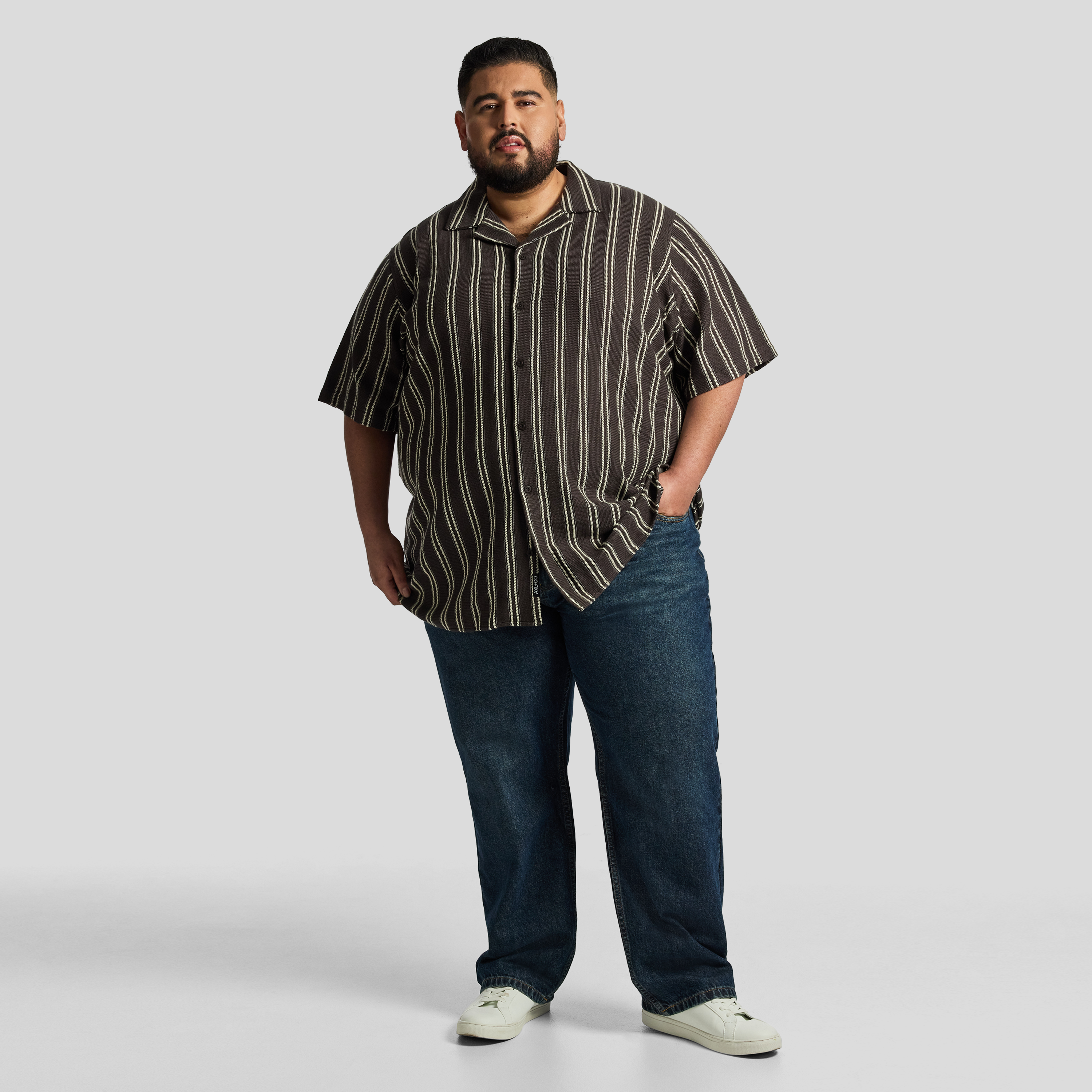 Chocolate Totti Stripe Shirt