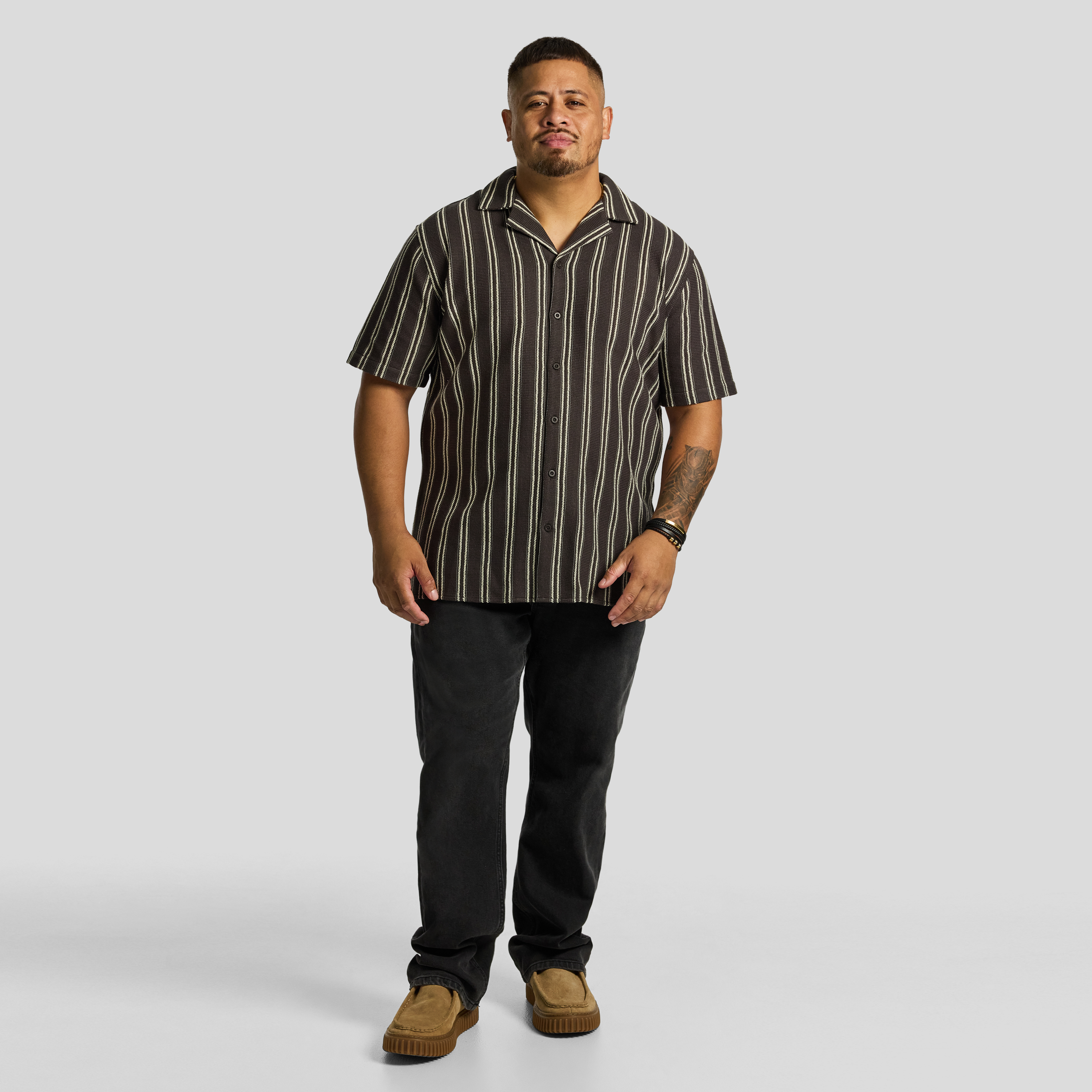 Chocolate Totti Stripe Shirt