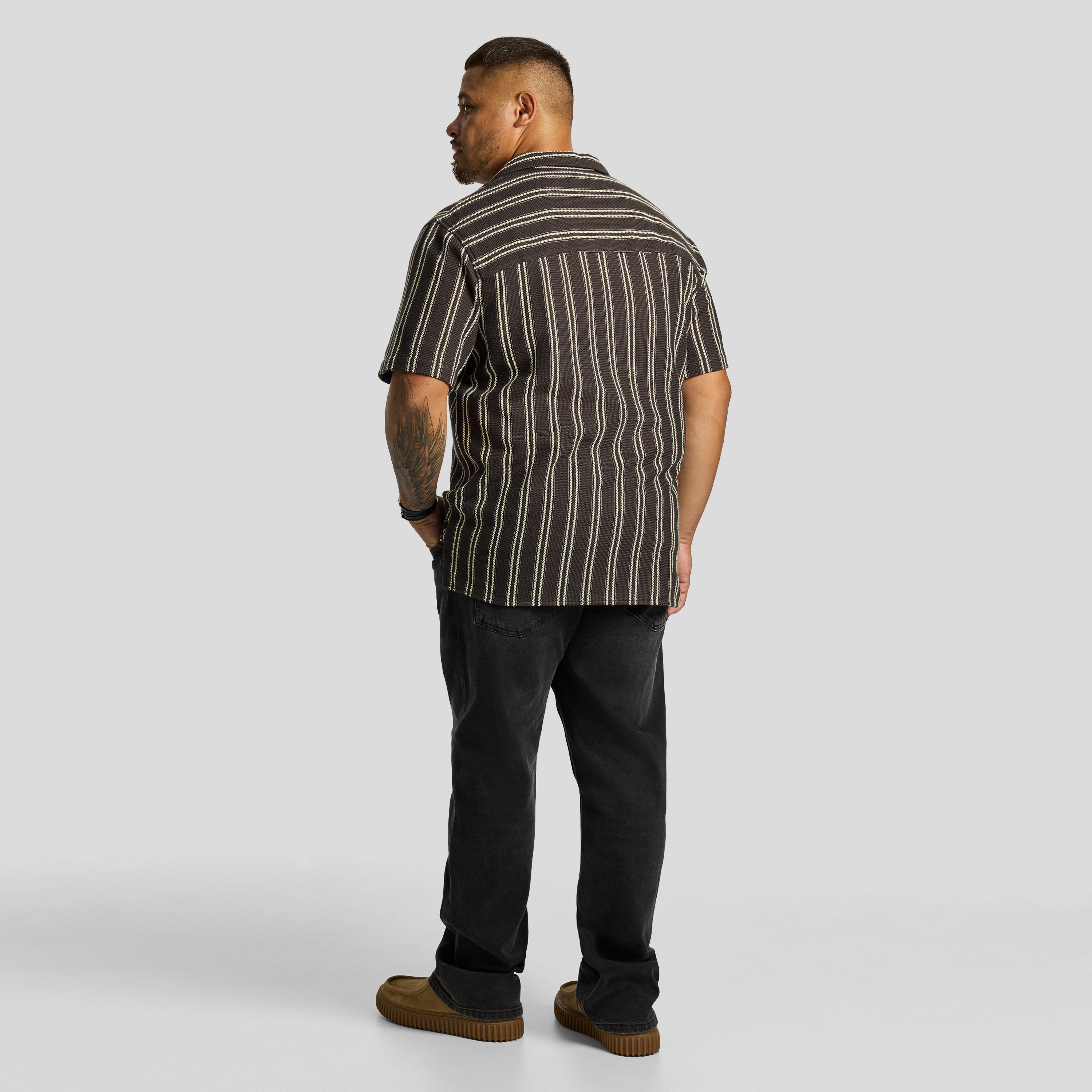 Chocolate Totti Stripe Shirt
