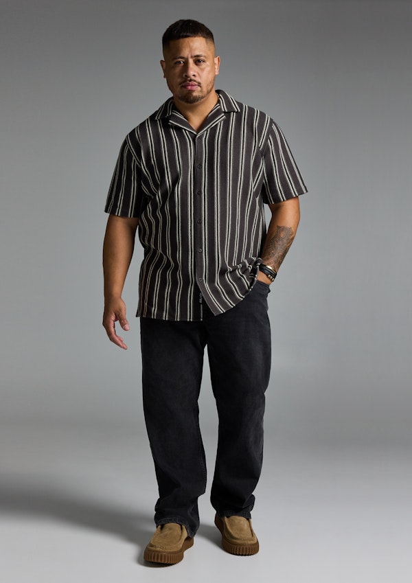 Chocolate Totti Stripe Shirt