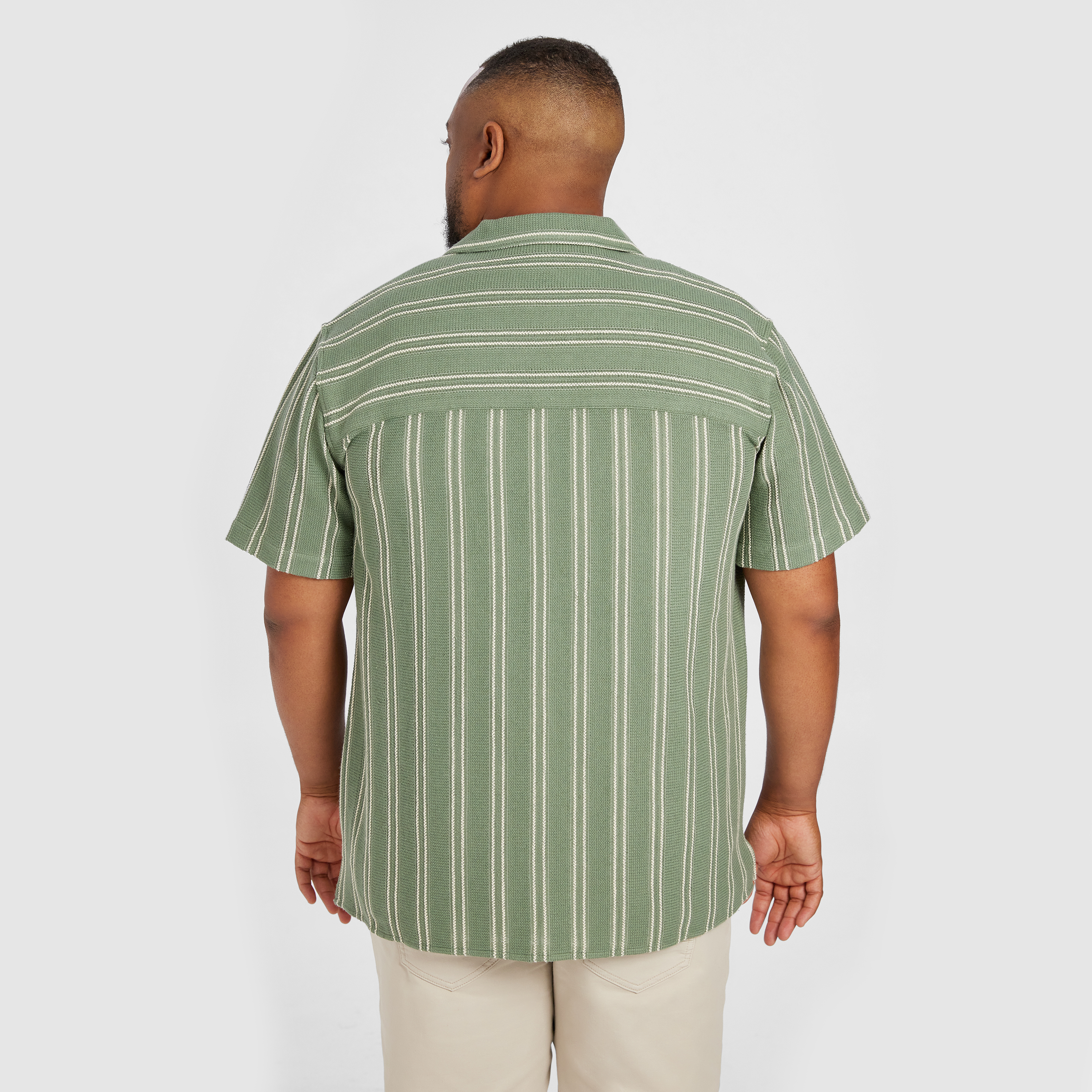 Sage Green Totti Stripe Shirt