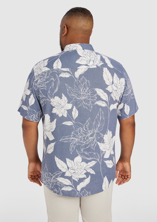 Blue Rhythm Textured Shirt