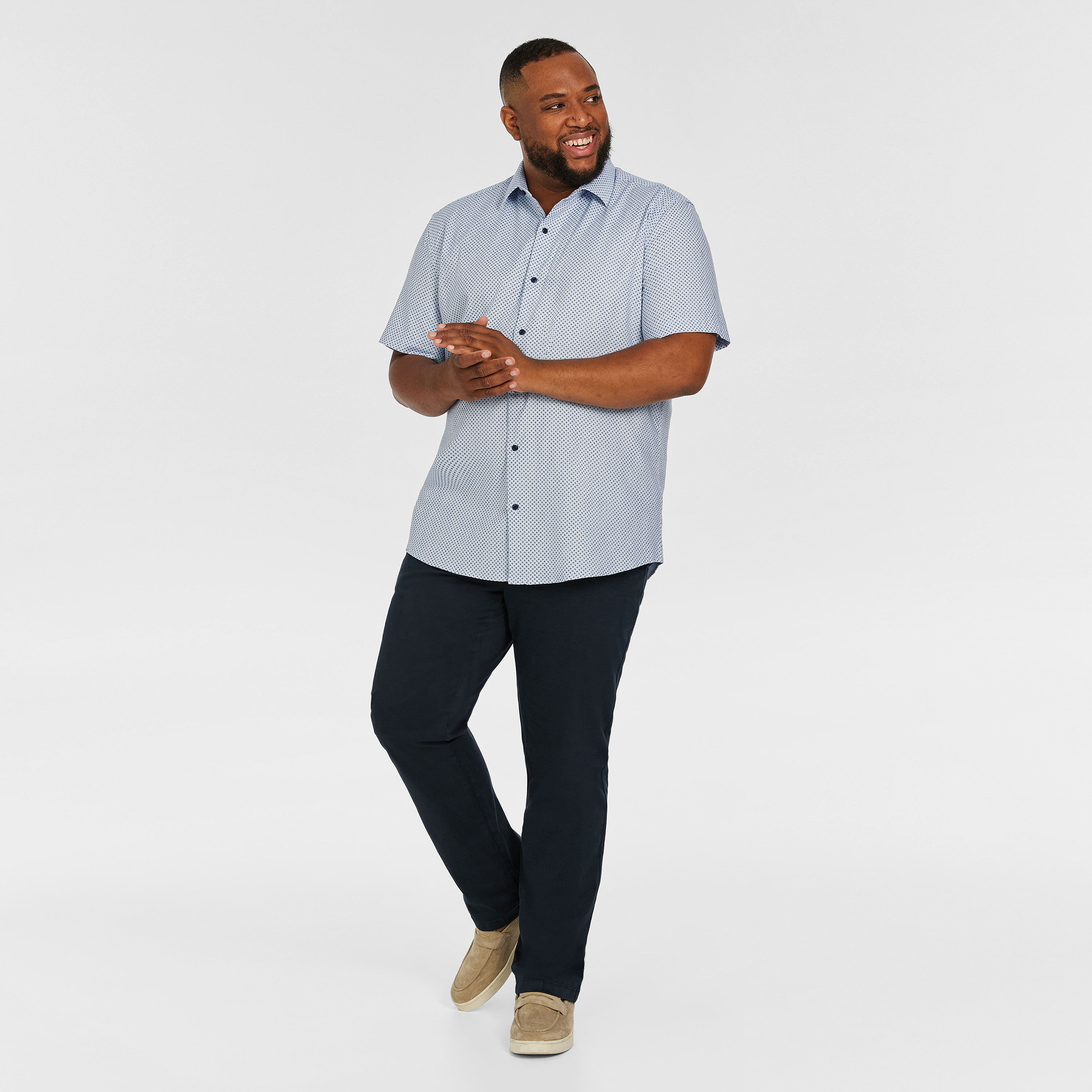 Light Blue Frederick Stretch Shirt