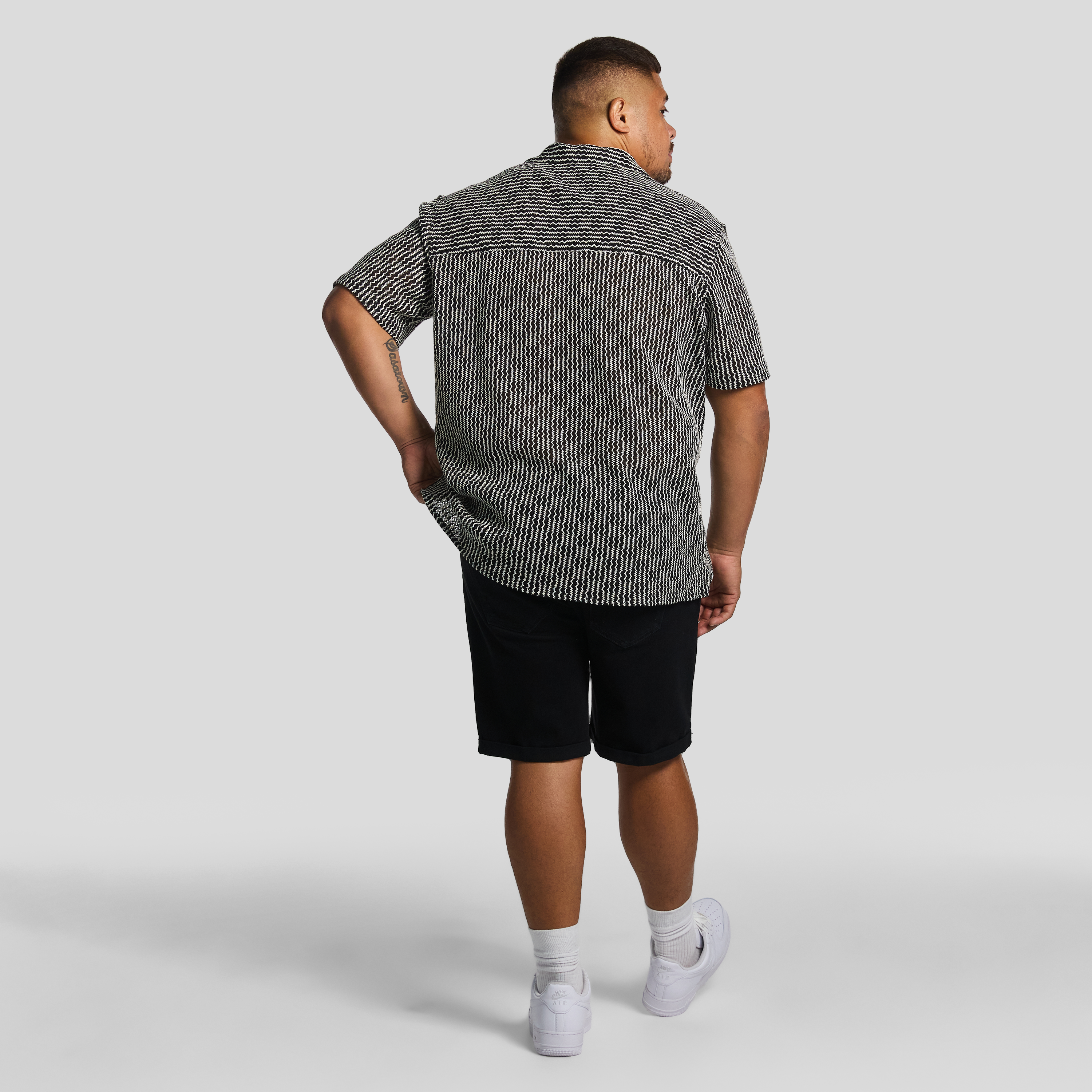 Black Bayswater Stripe Shirt