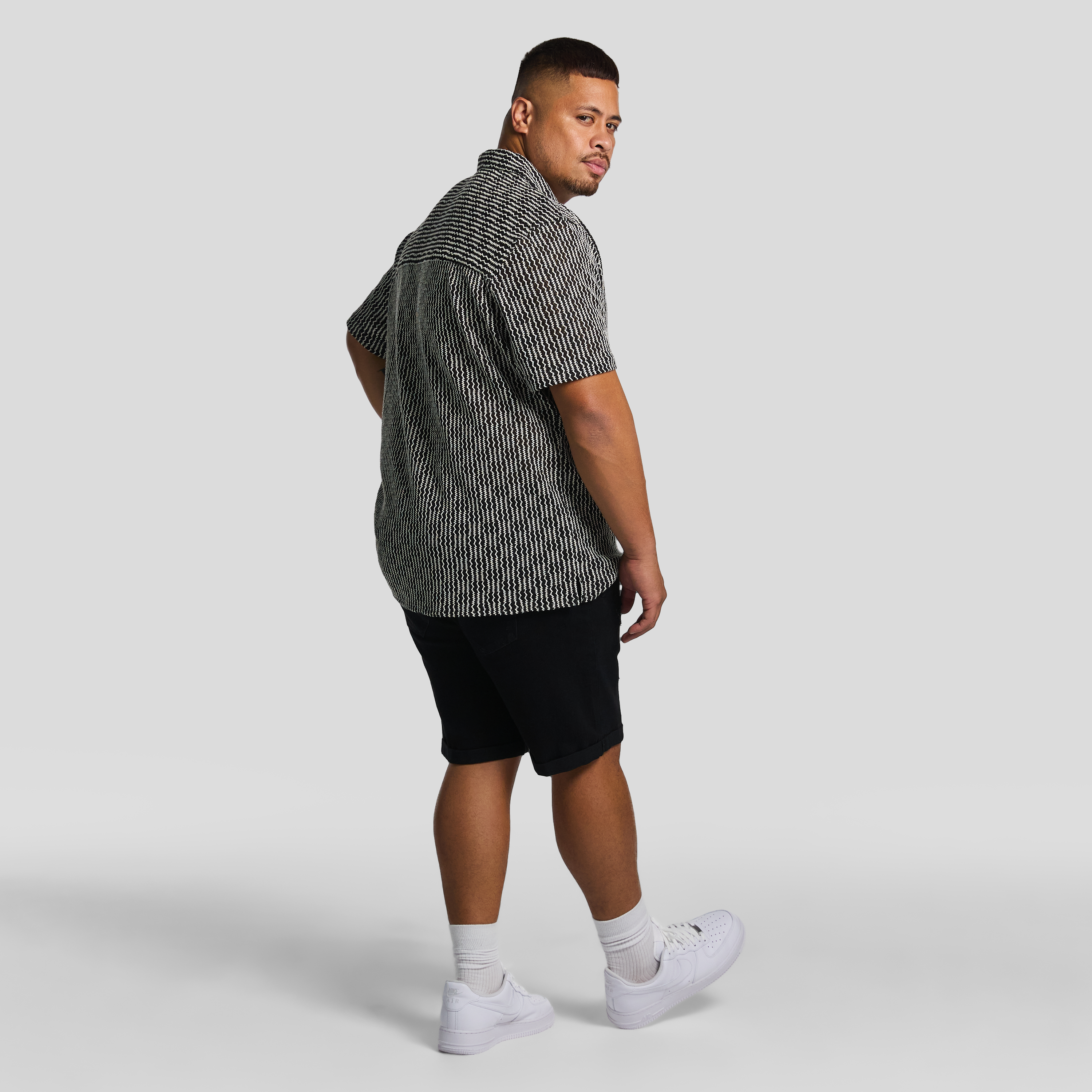 Black Bayswater Stripe Shirt