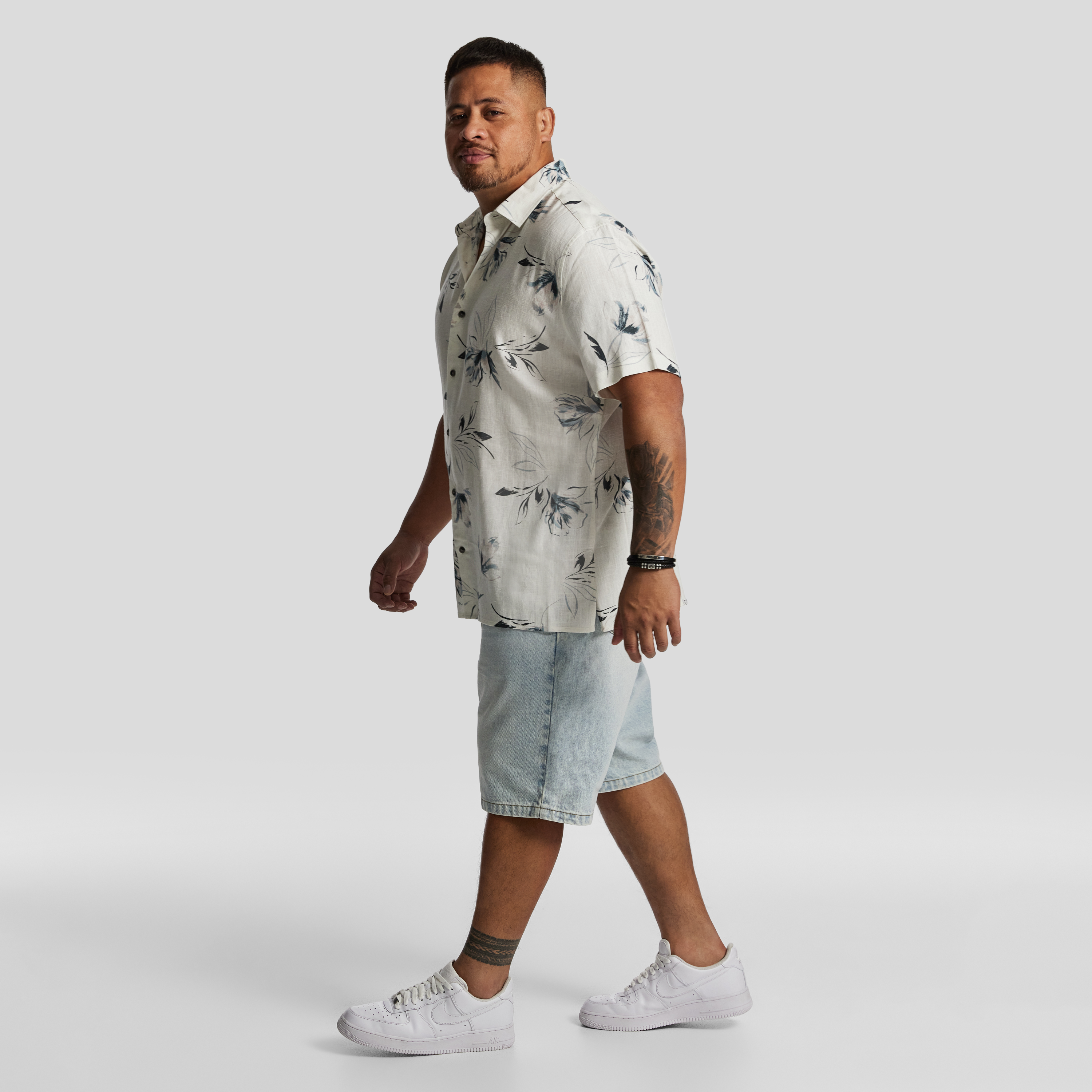 White Westbury Print Shirt