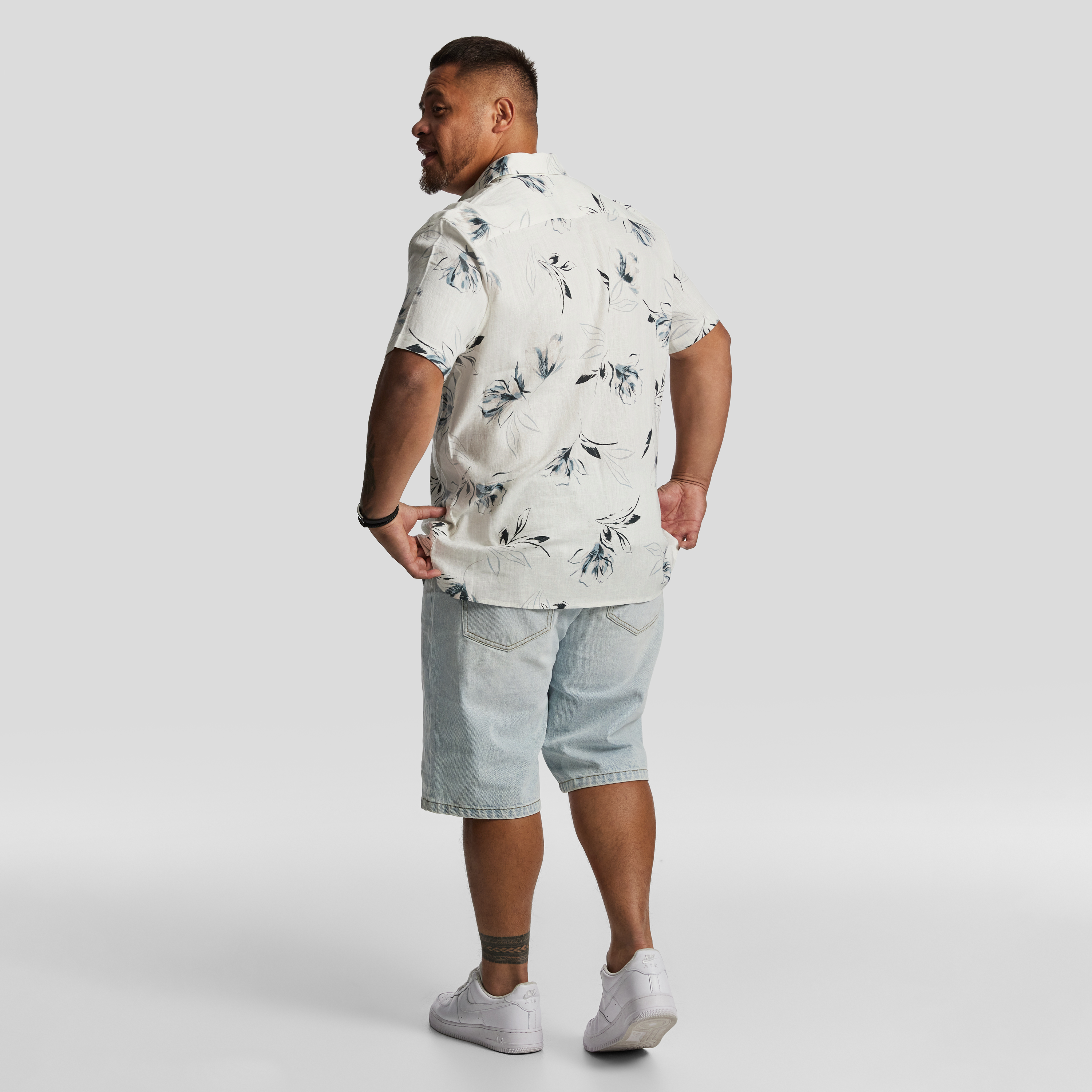 White Westbury Print Shirt