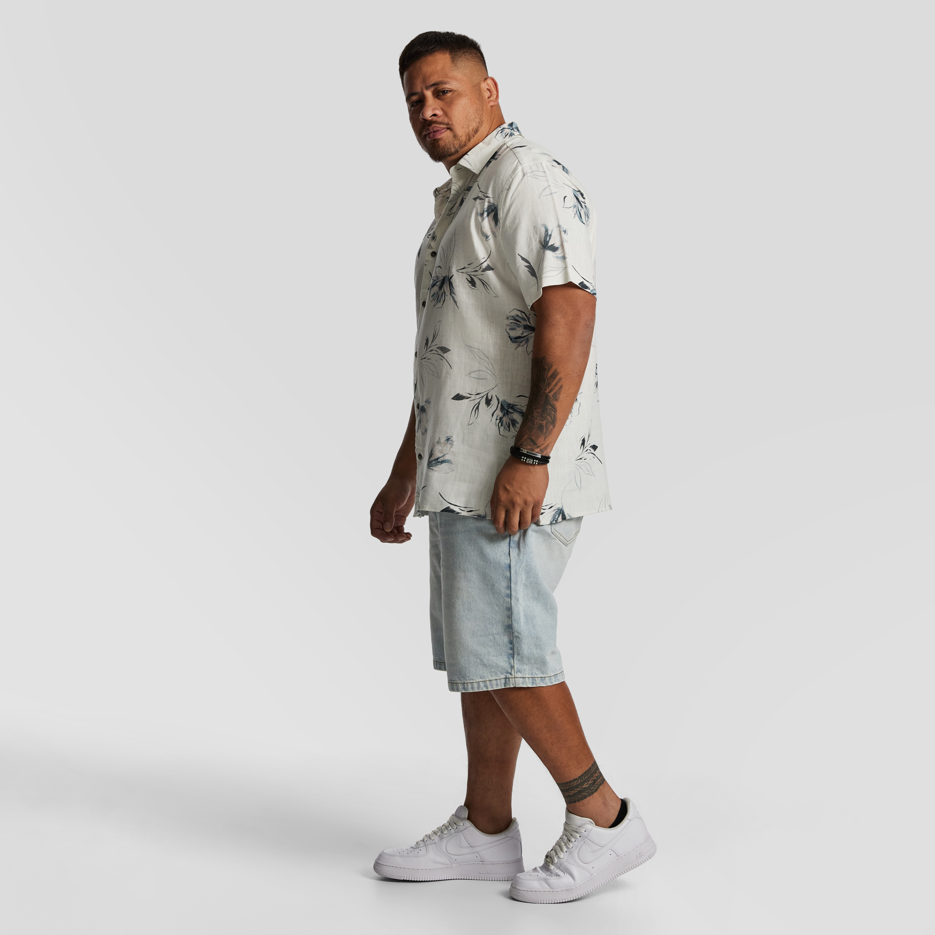 White Westbury Print Shirt