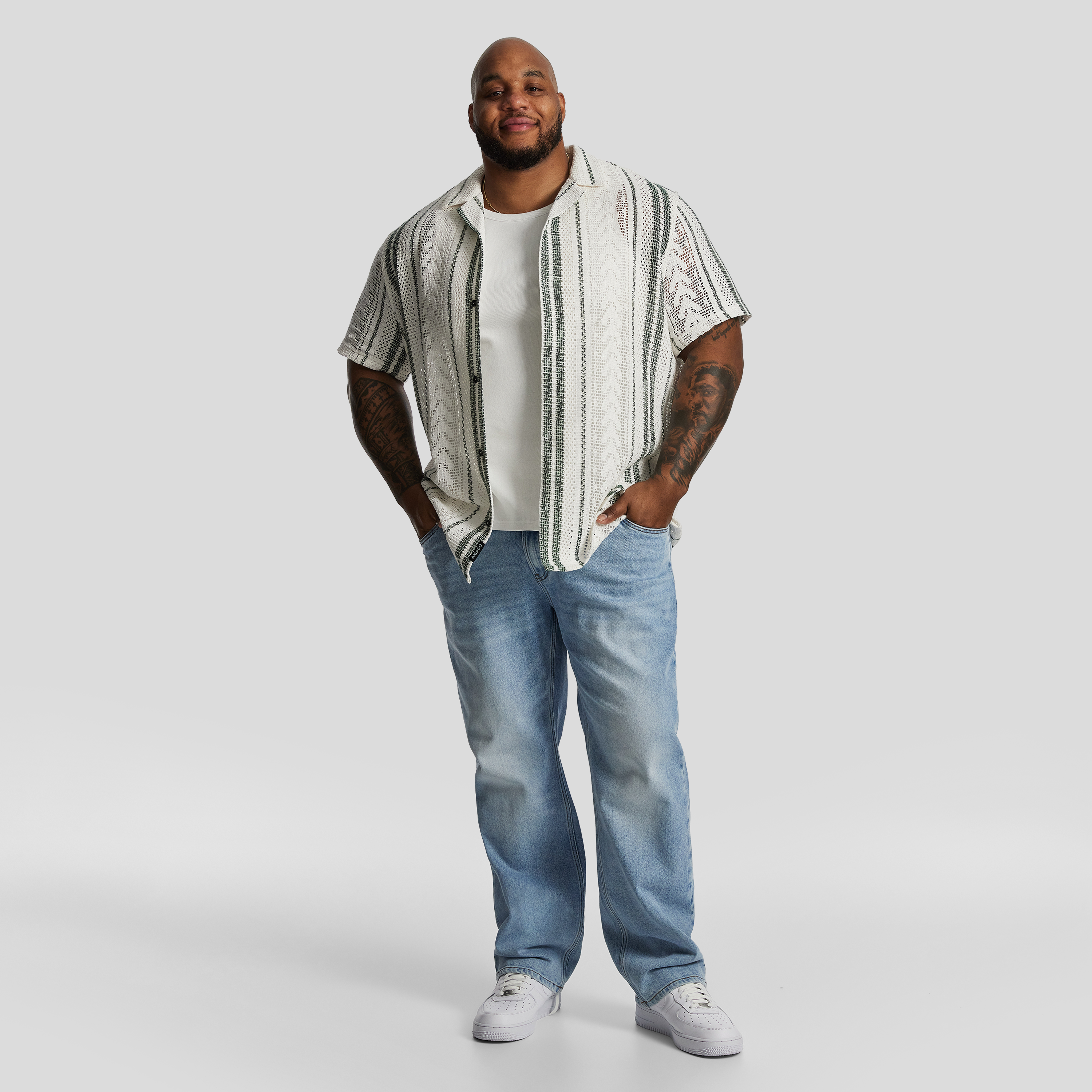 Green Beckett Textured Shirt