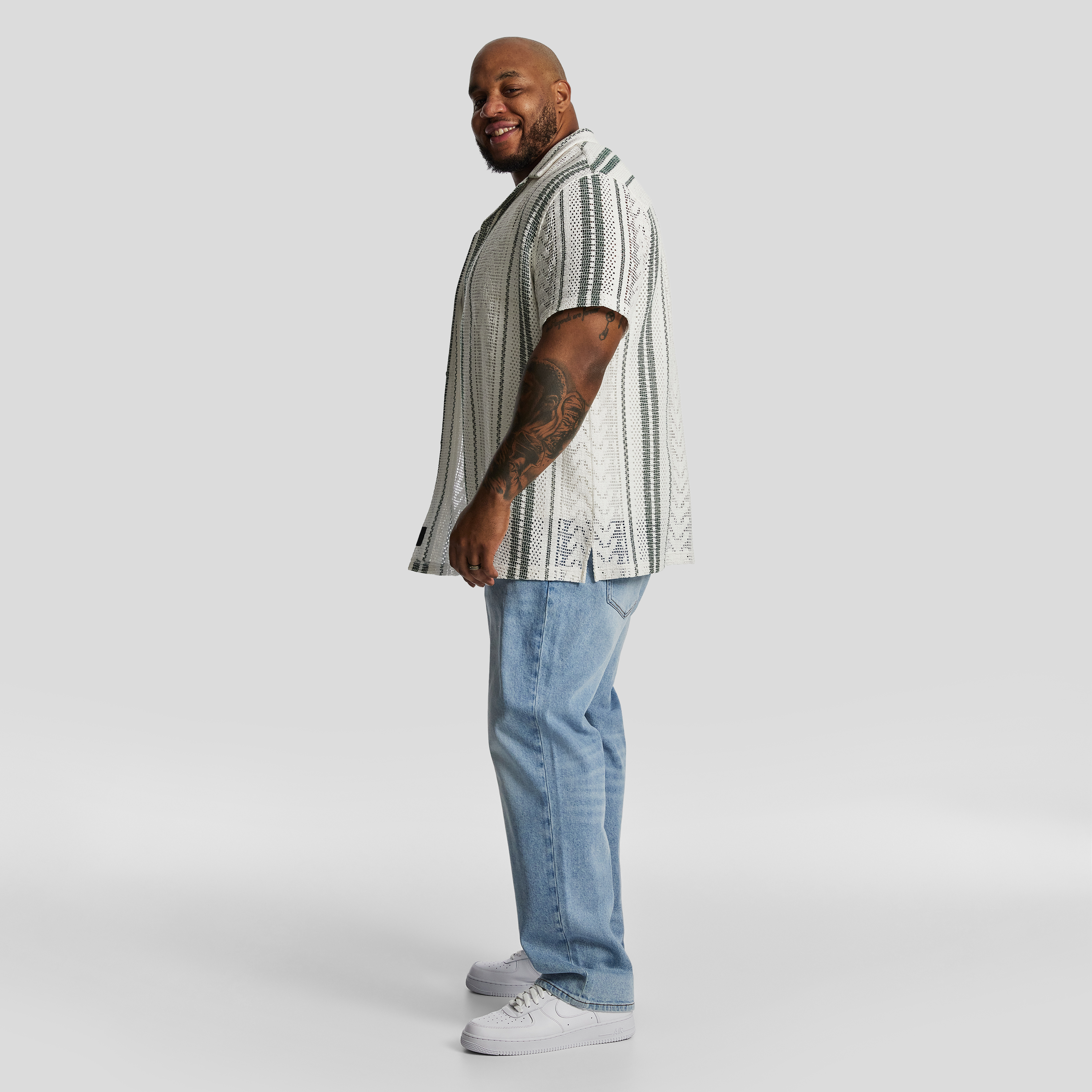 Green Beckett Textured Shirt