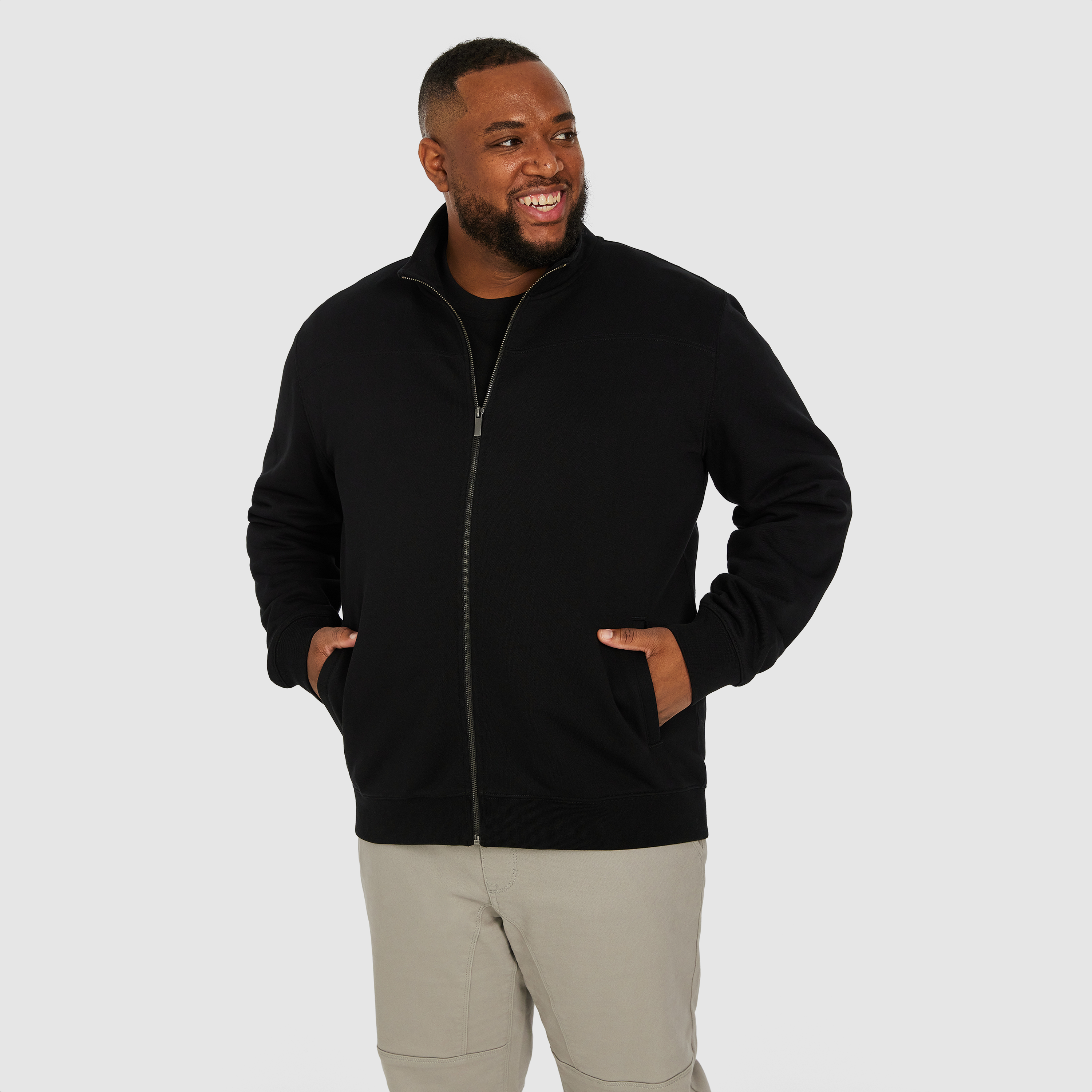 Hunter Zip Funnel Neck Sweat