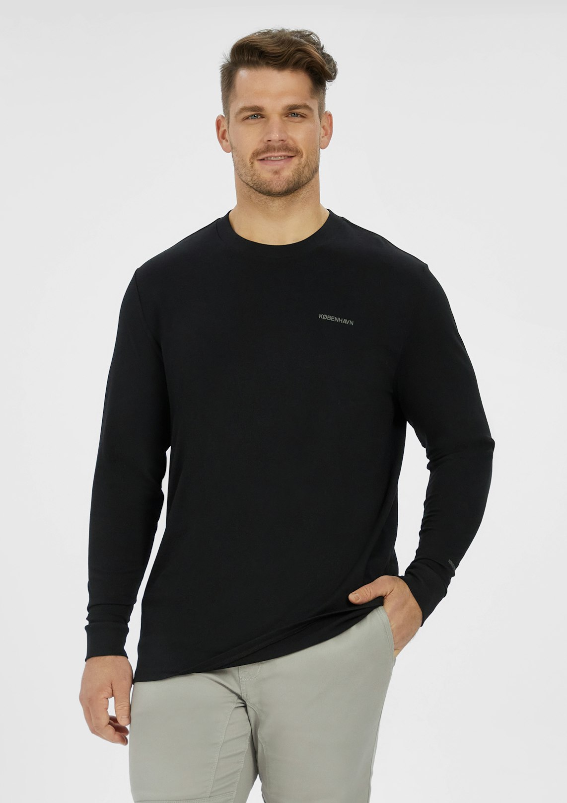 Eli Long Sleeve Crew Neck Top