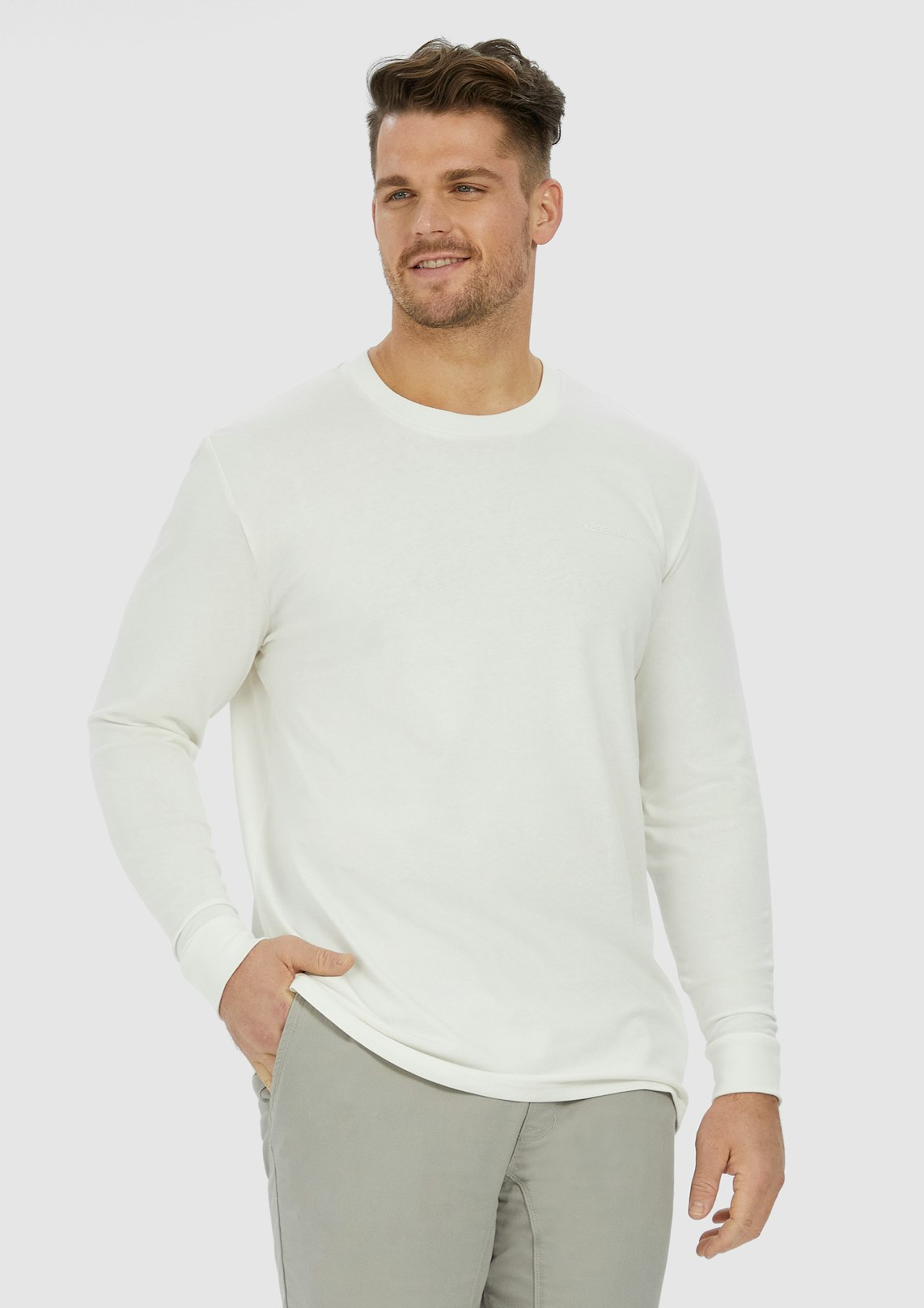 Eli Long Sleeve Crew Neck Top