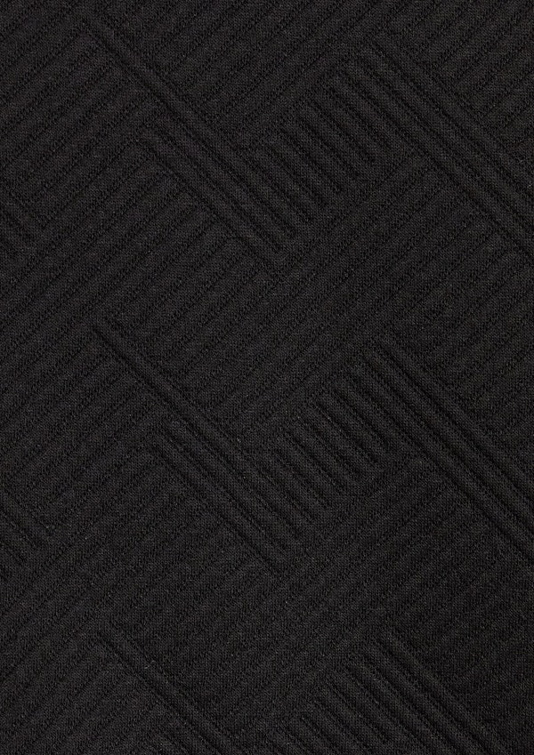 Black Matrix Texured Crew Tee