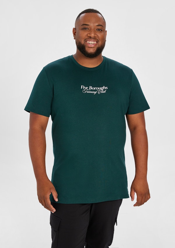 Dark Green Fisher Crew Tee