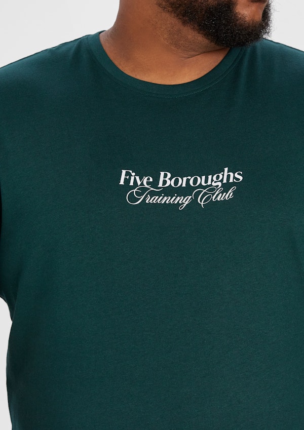 Dark Green Fisher Crew Tee