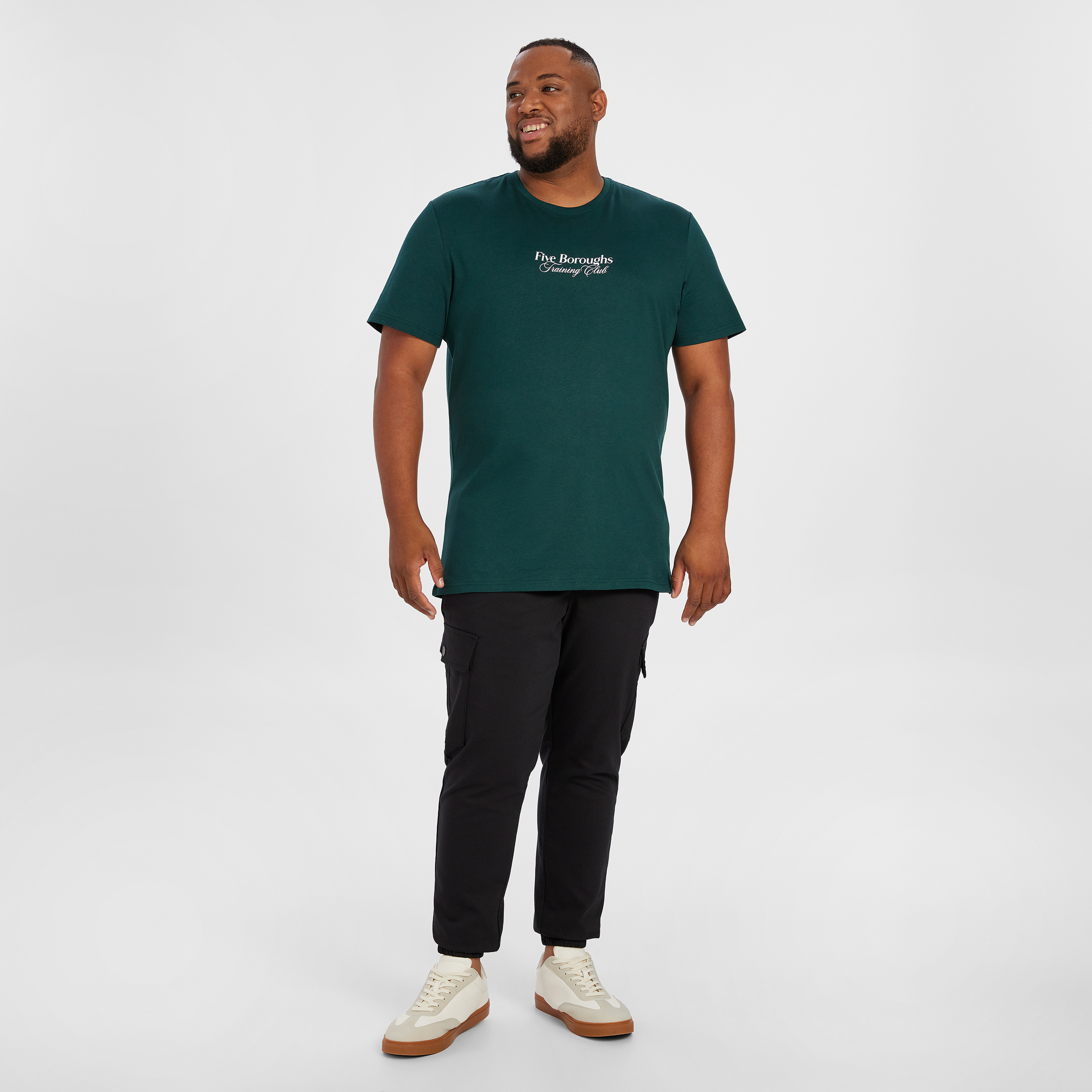 Dark Green Fisher Crew Tee
