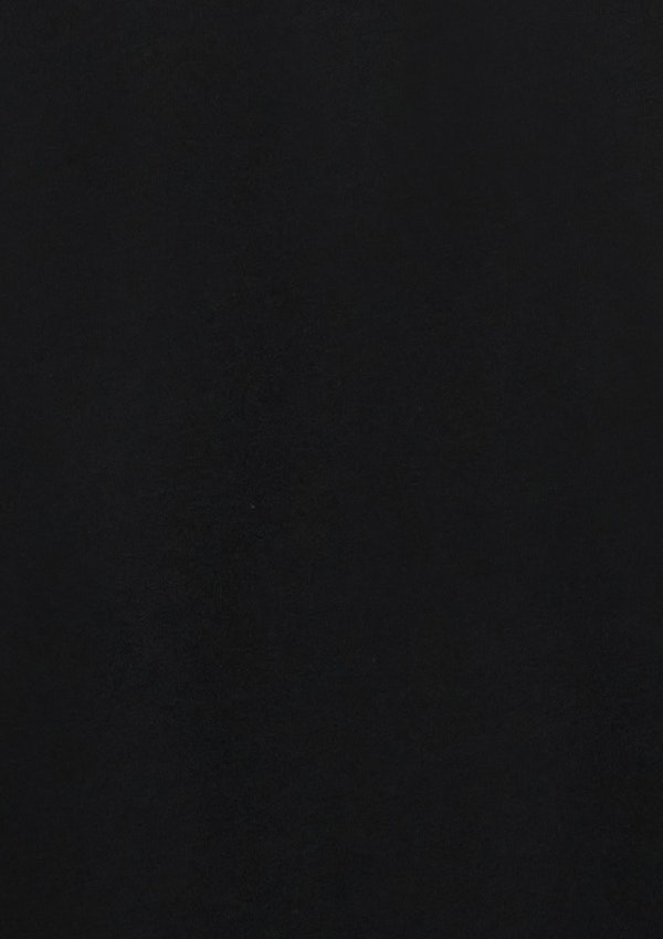 Black Chrome Longline Crew Tee