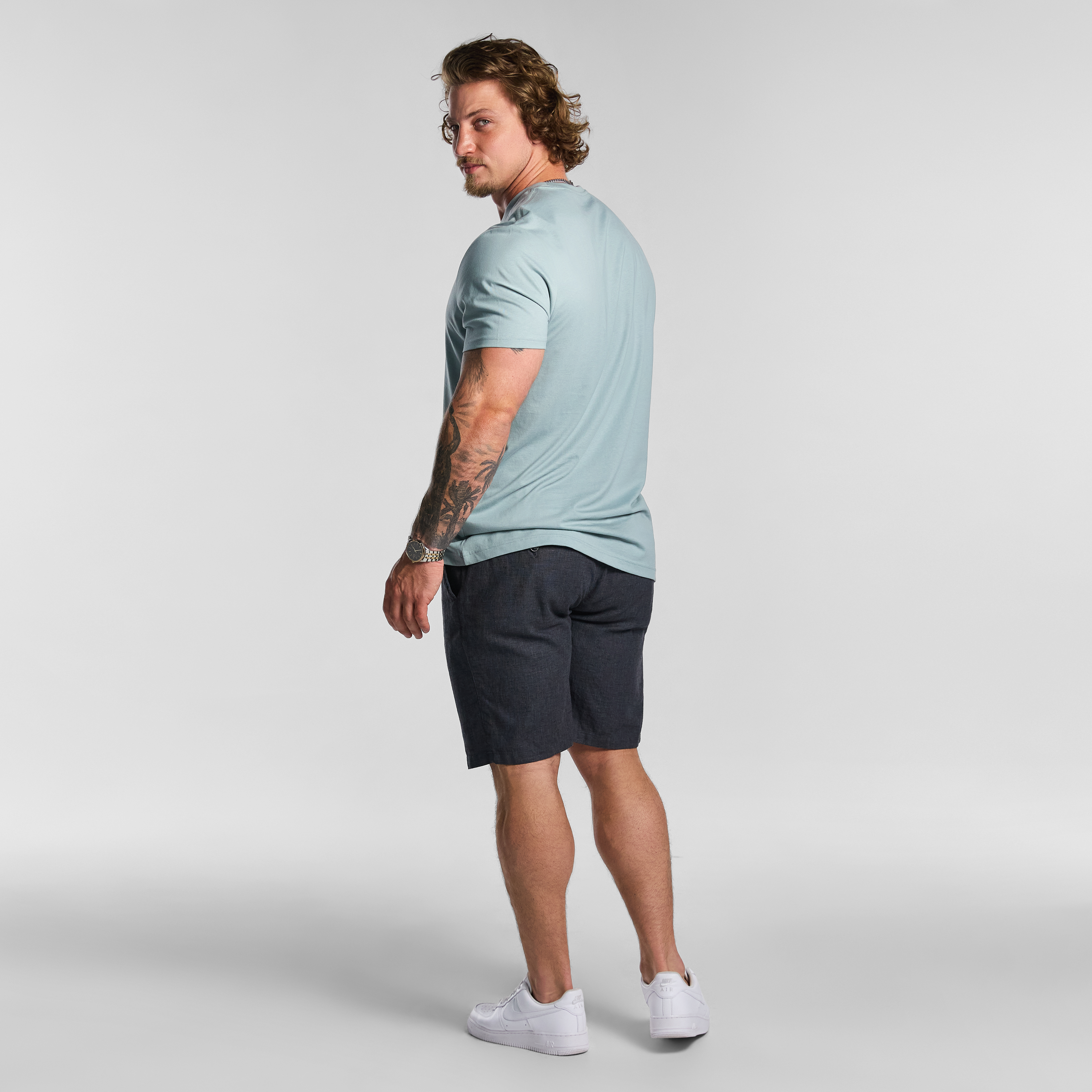 Sage Green Stephen Crew Neck Tee