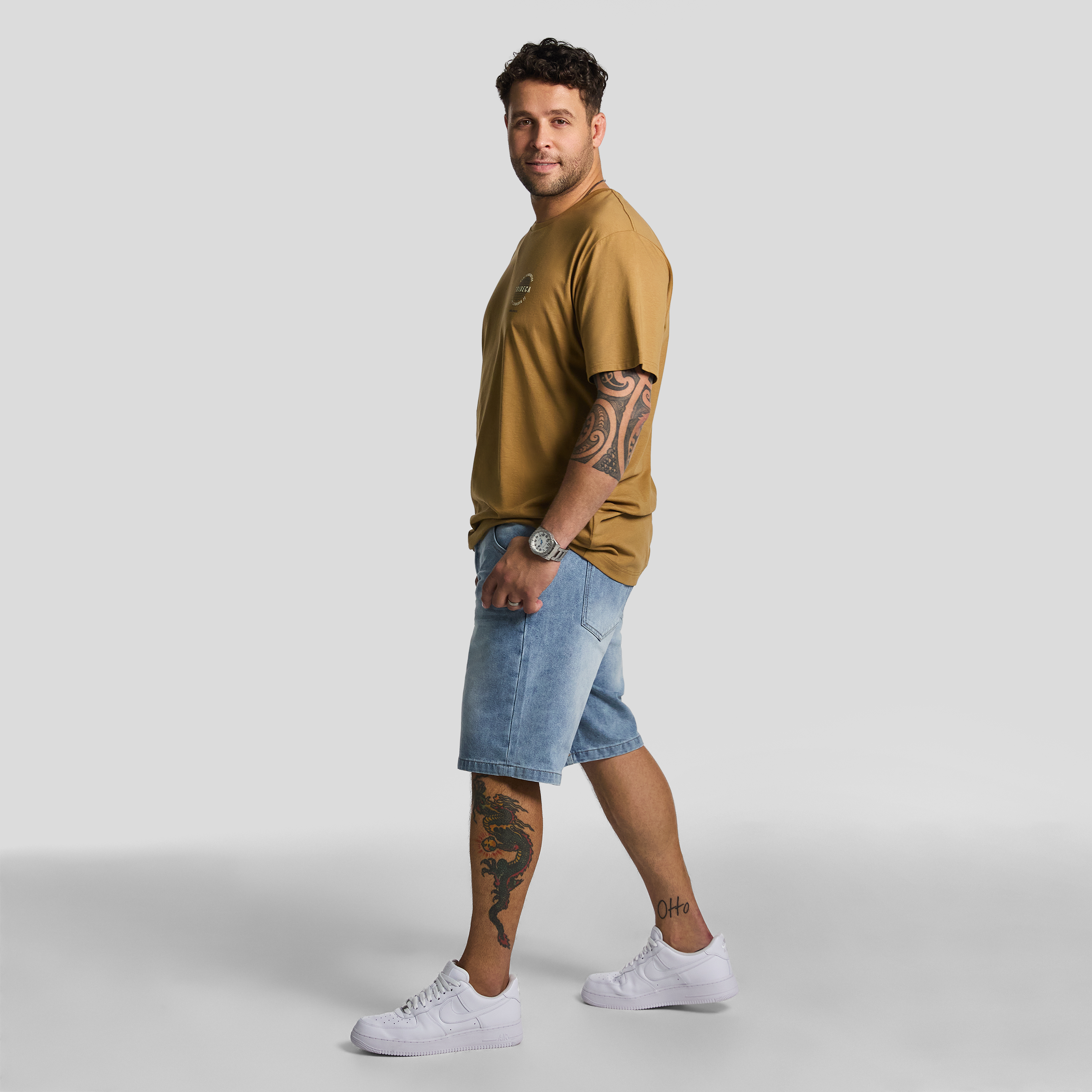 Oscar Longline Crew Neck Tee