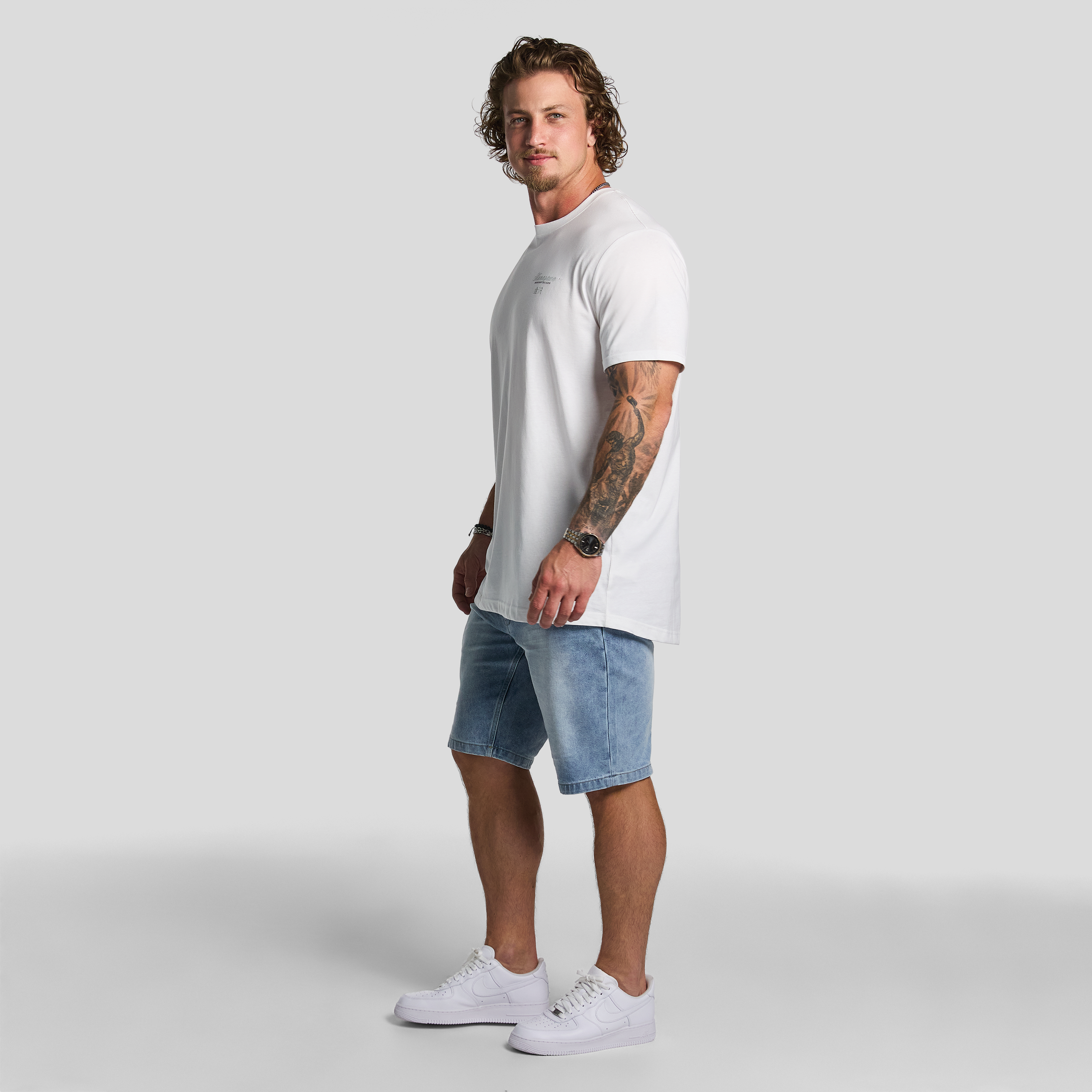 Russell Longline Crew Neck Tee