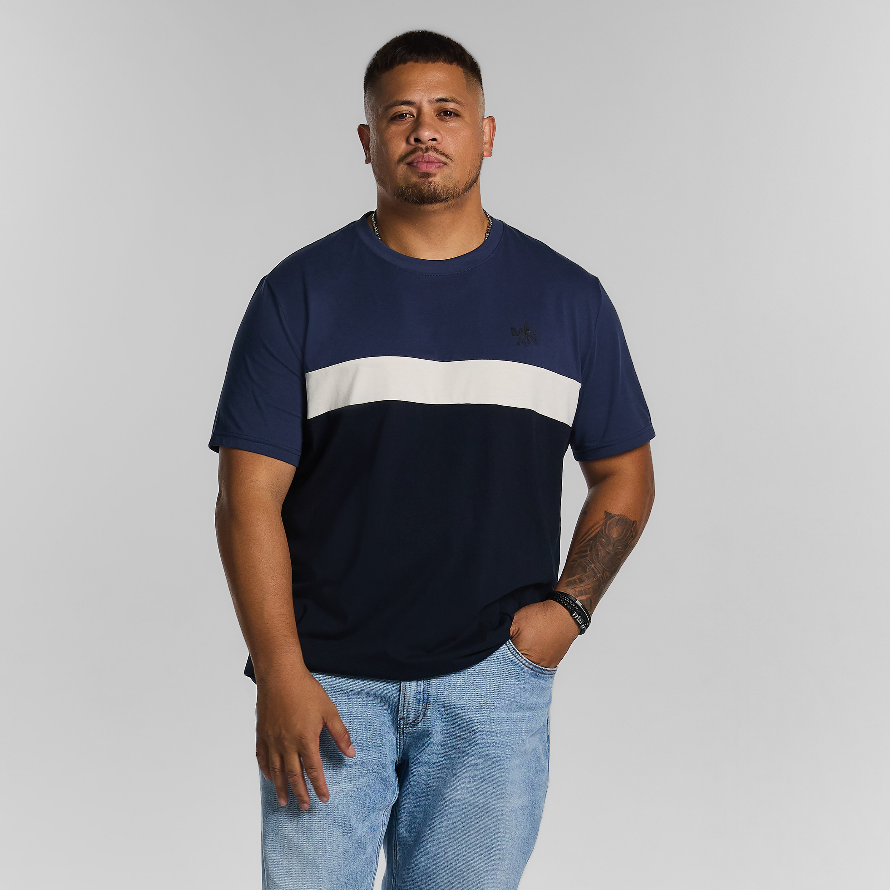 Toby Splice Longline Crew Tee