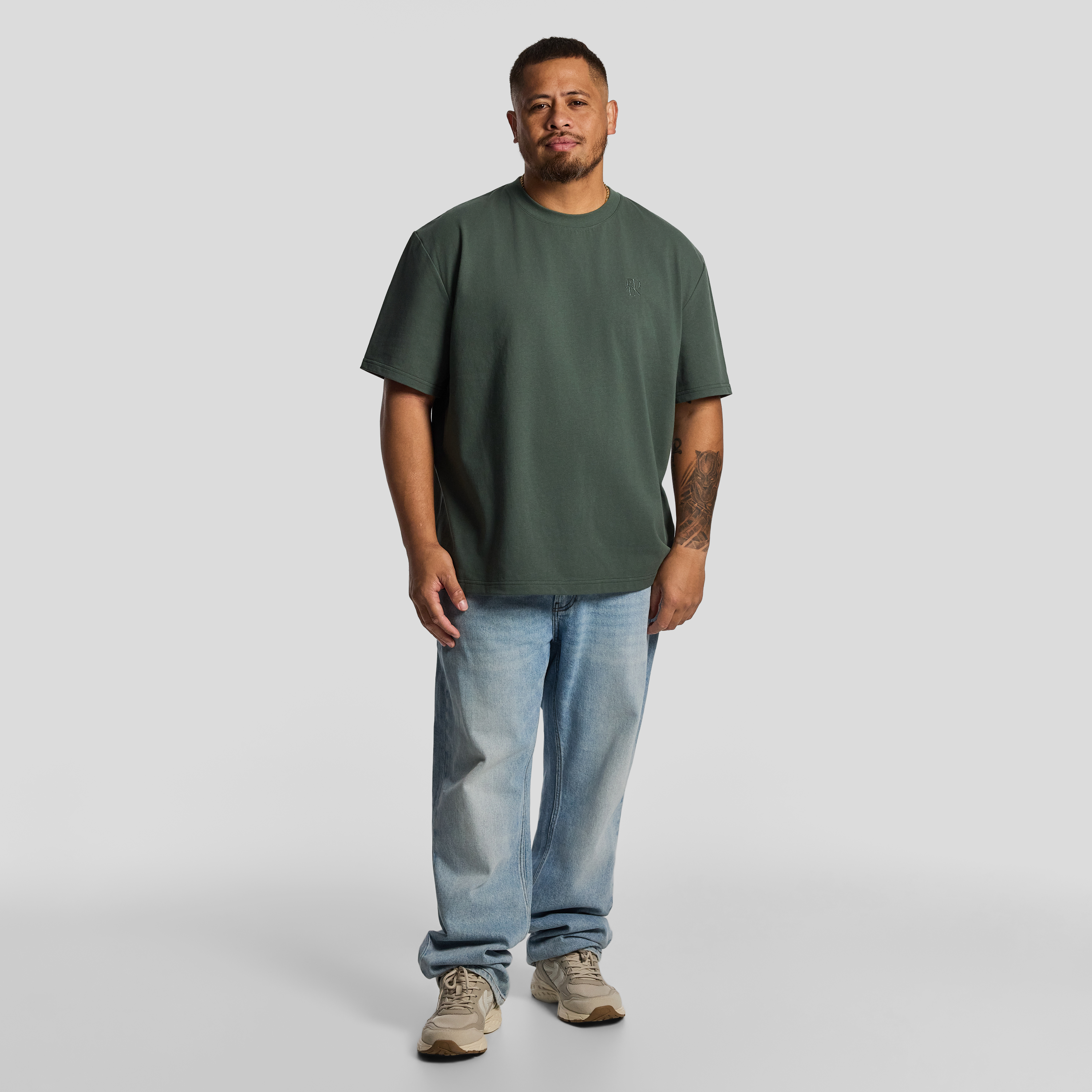 Green Cole Relaxed Crew Tee