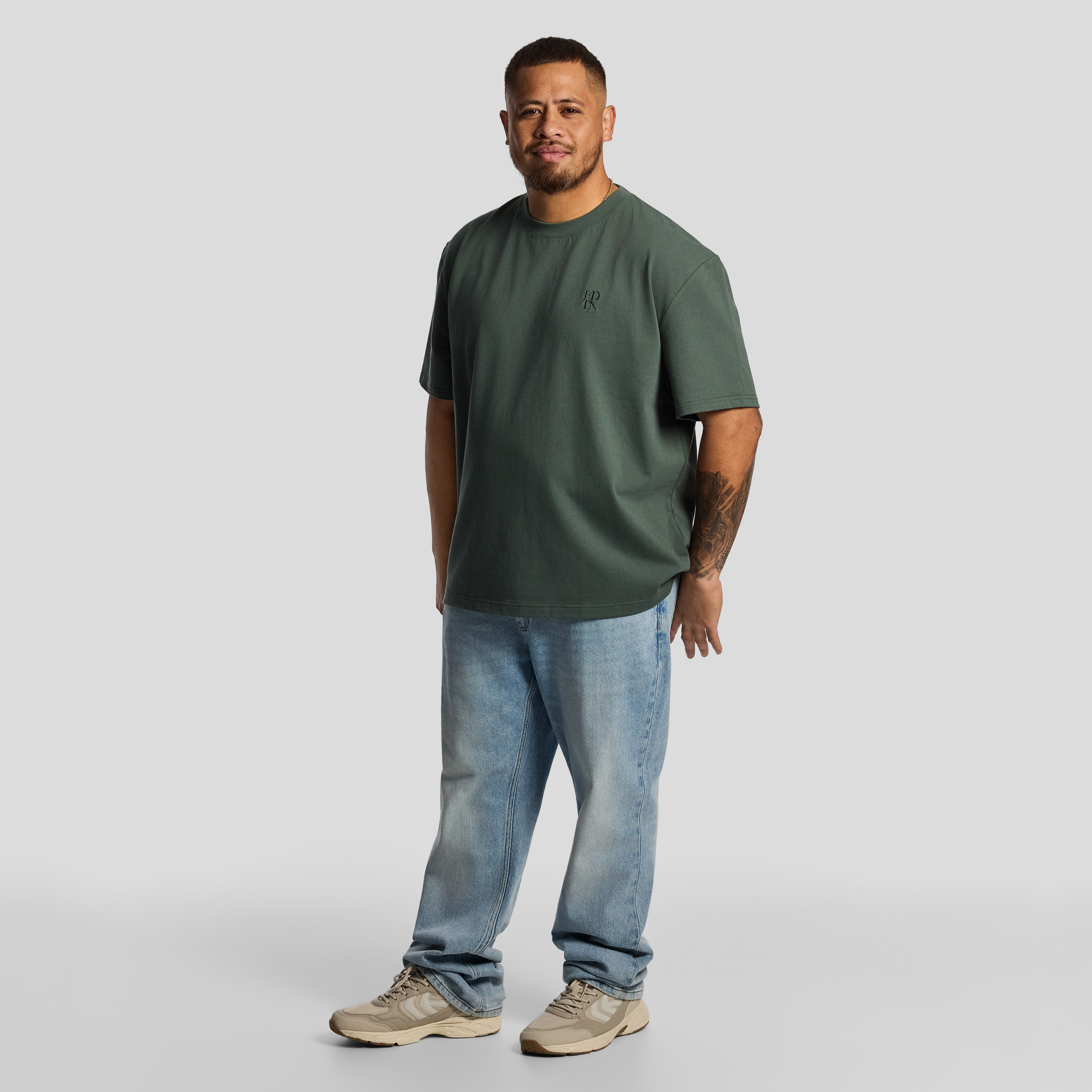 Green Cole Relaxed Crew Tee