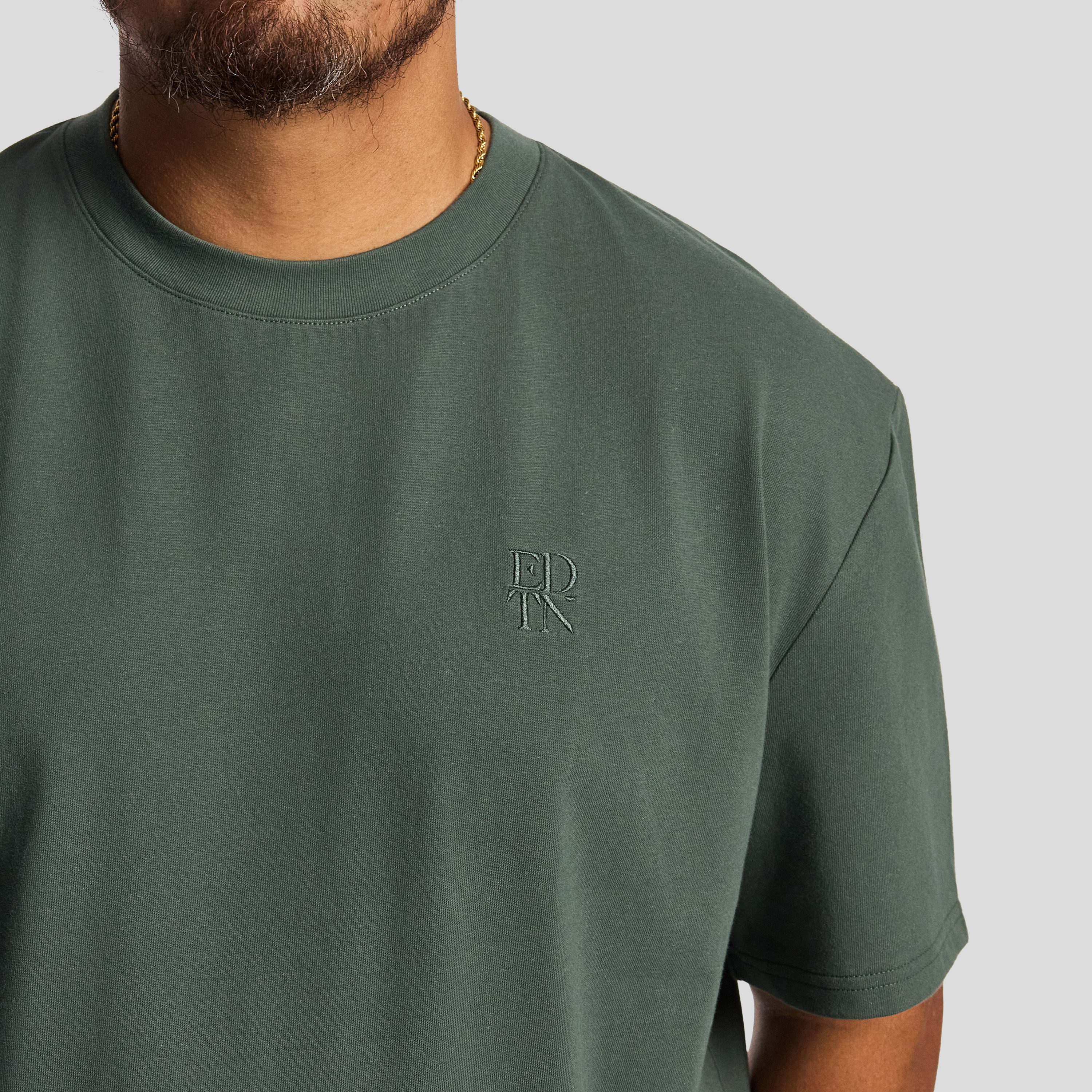Green Cole Relaxed Crew Tee