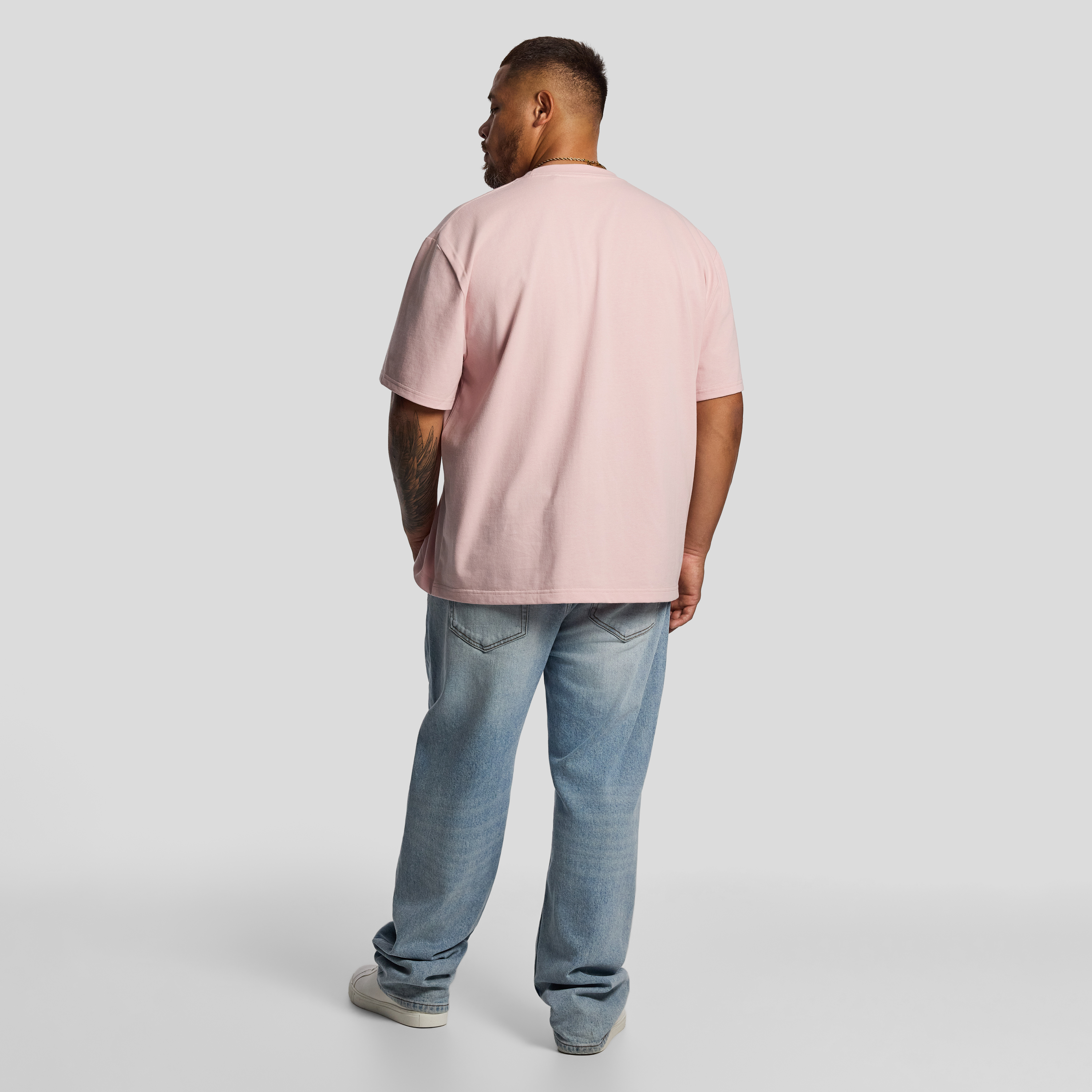 Pink Cole Relaxed Crew Tee